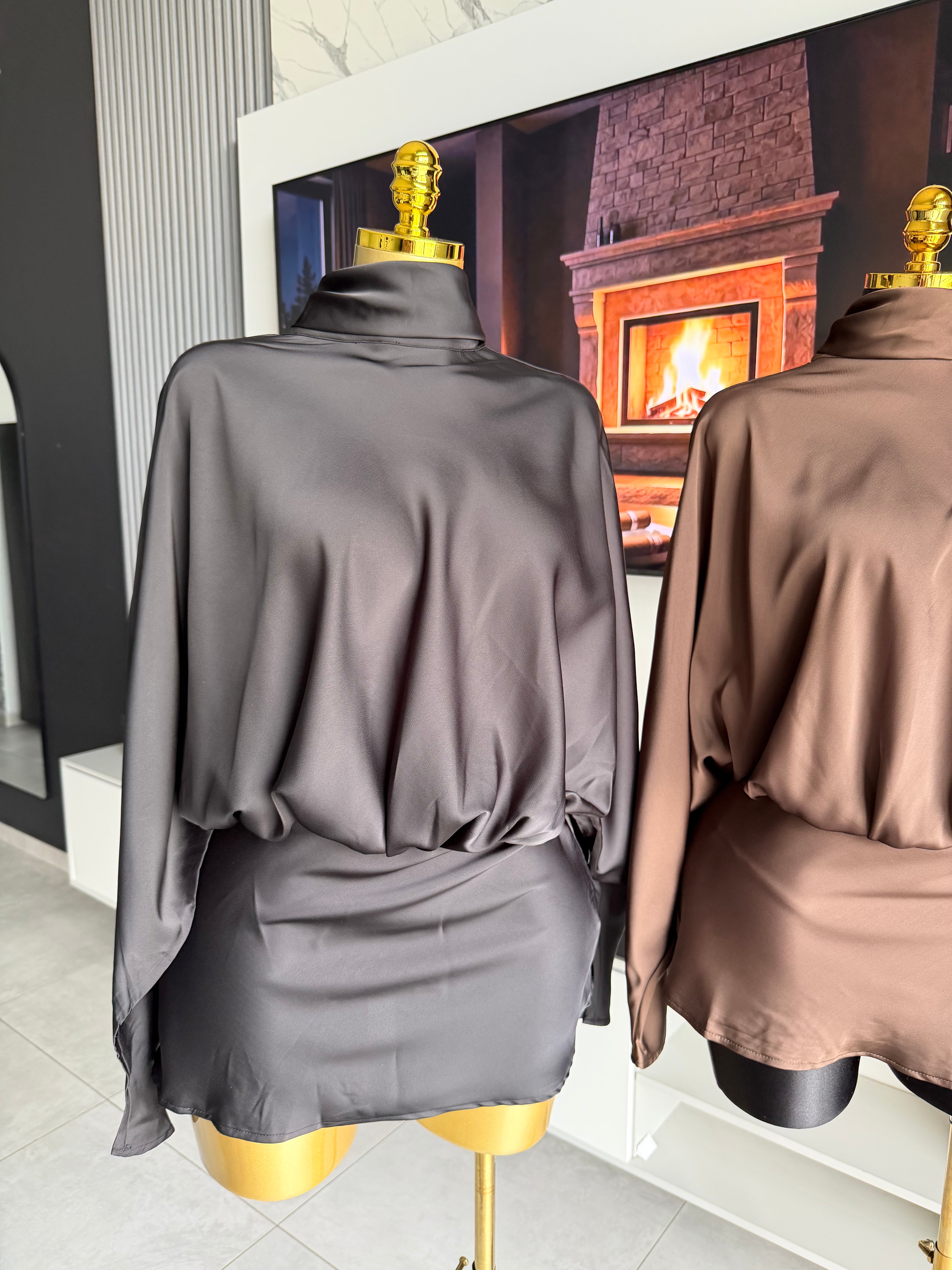 Aluna Satin Mini Dress