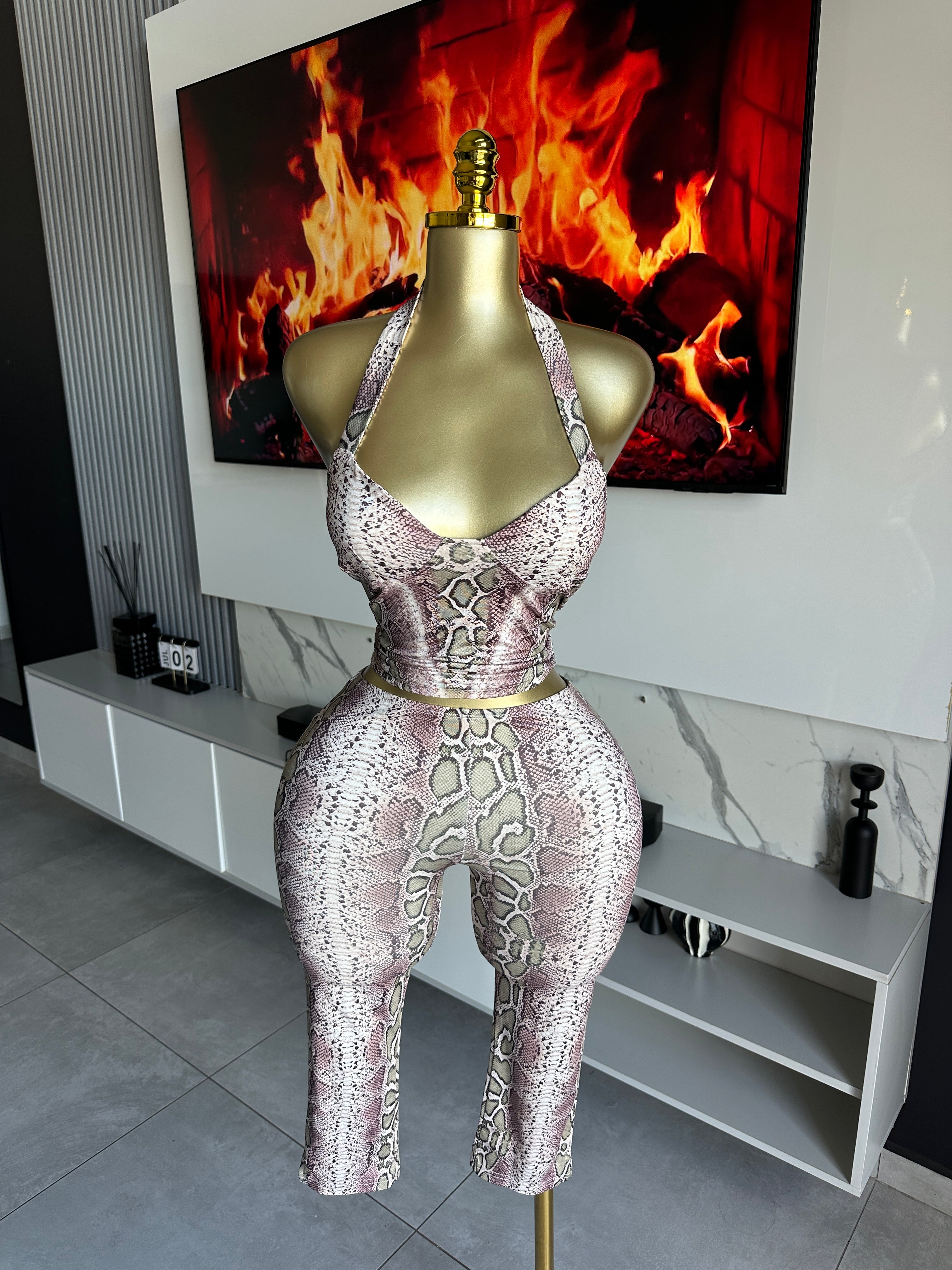 Marissa Snake Print Set