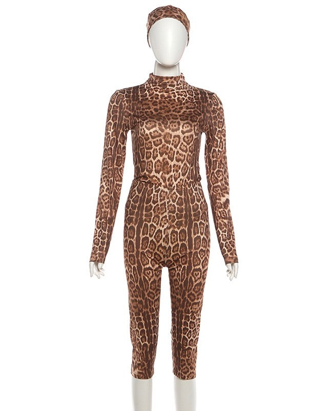 Delilah Leopard Print Three-Piece Set