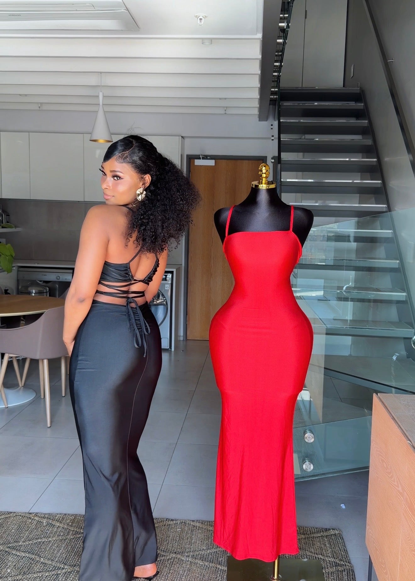 Nadia Open-Back Maxi Dress