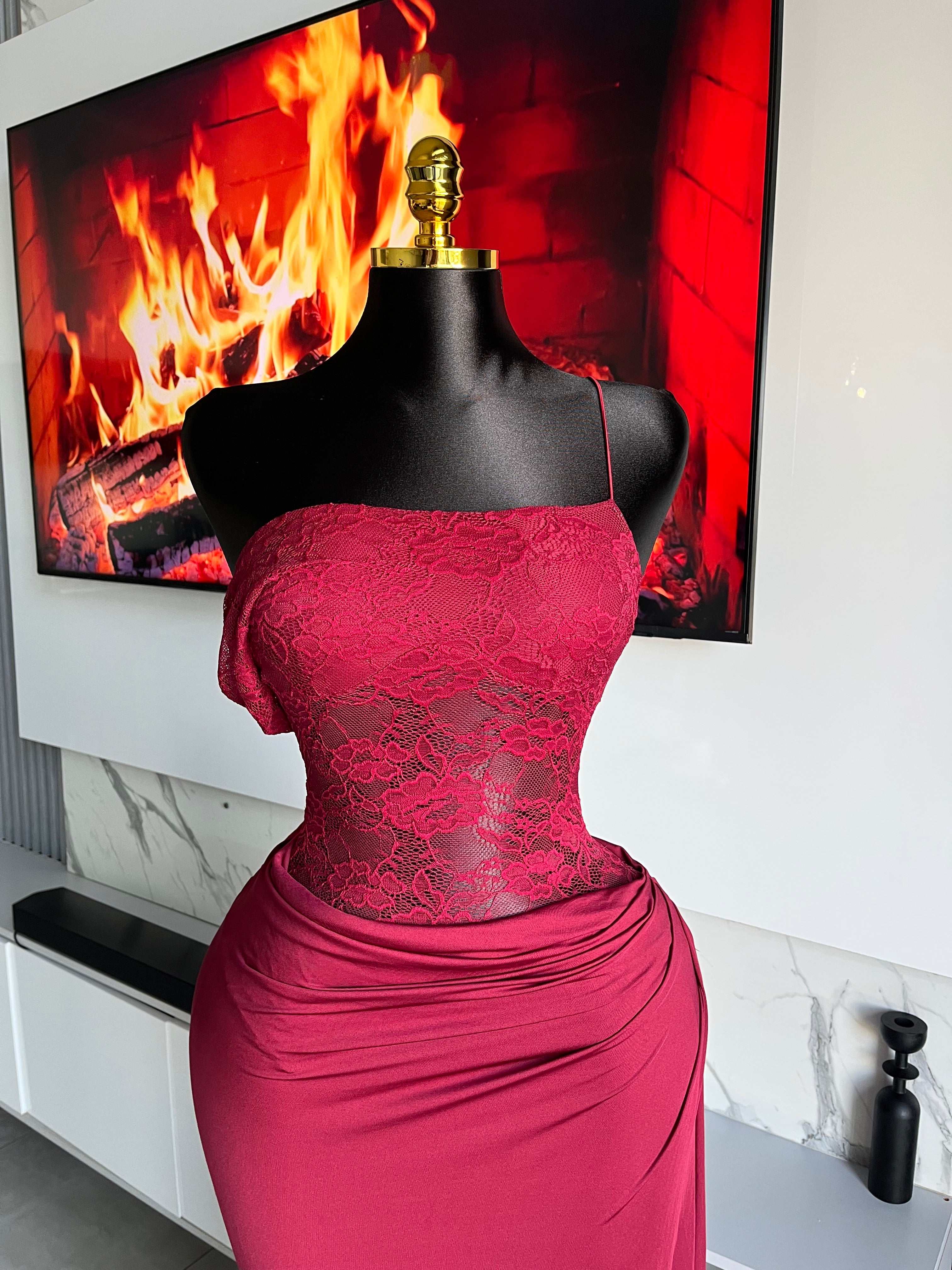 Natasha Lace Maxi Gown