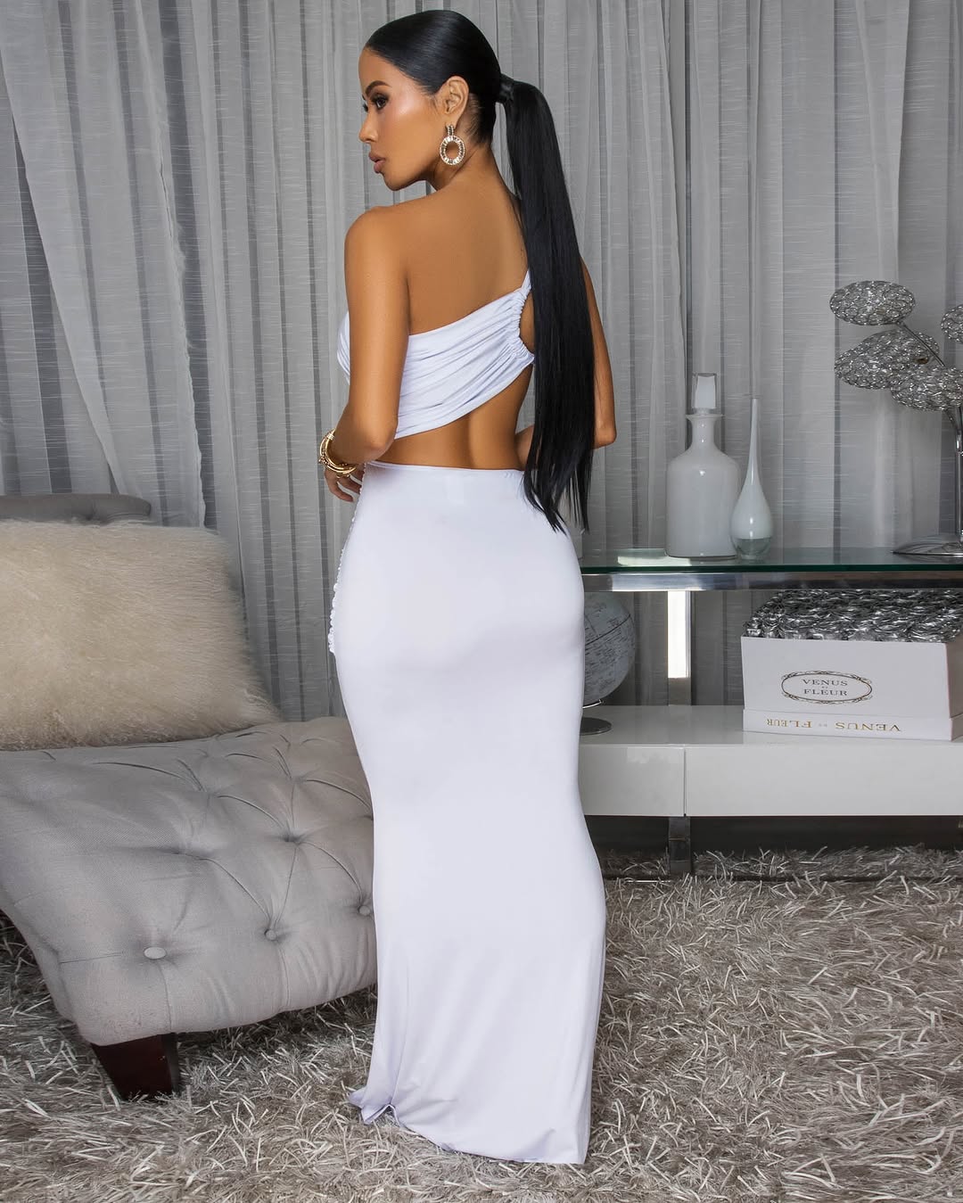 Vera One-Shoulder Maxi Dress