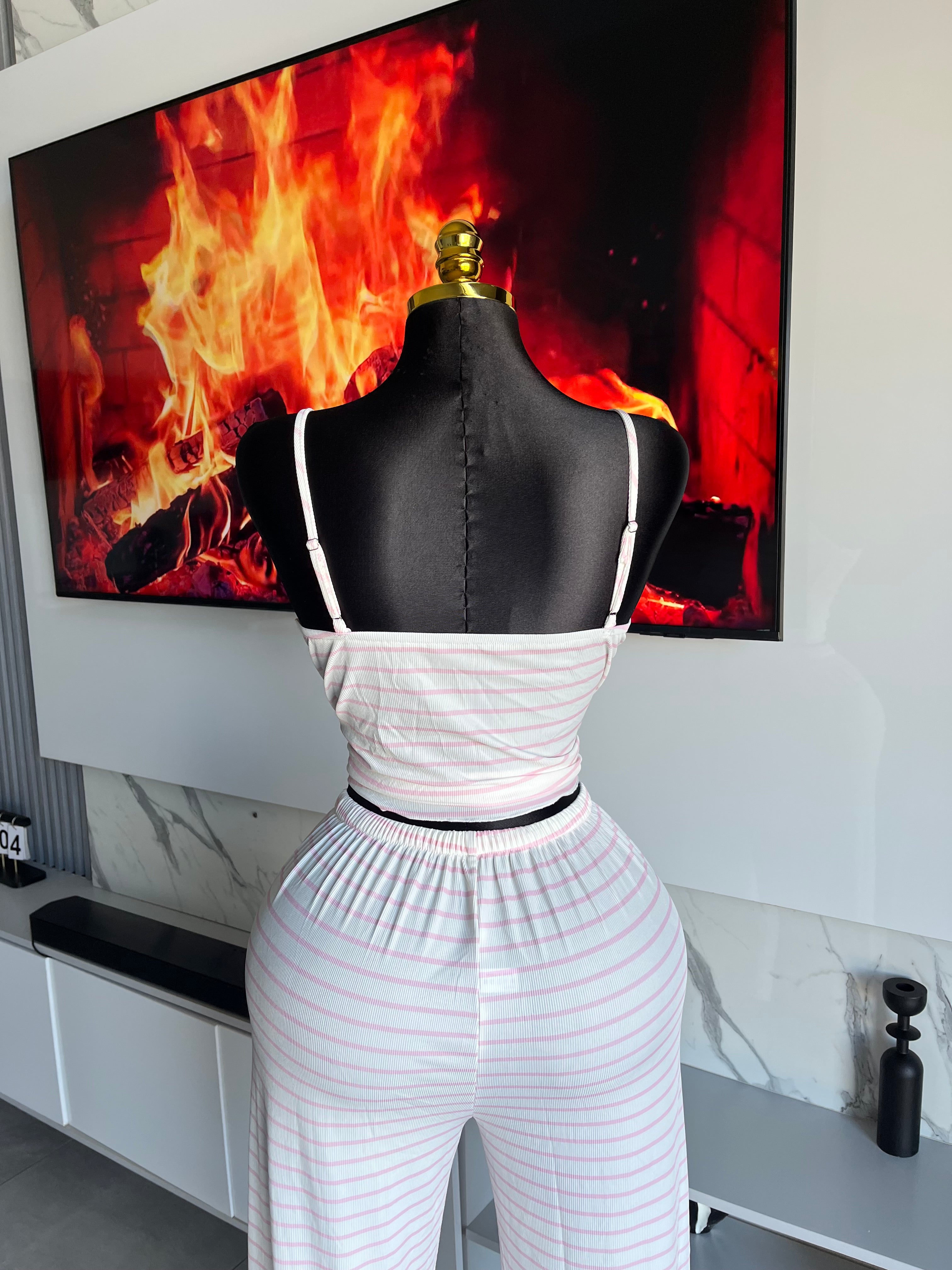 Eileen Striped Lounge Set (4 pieces)