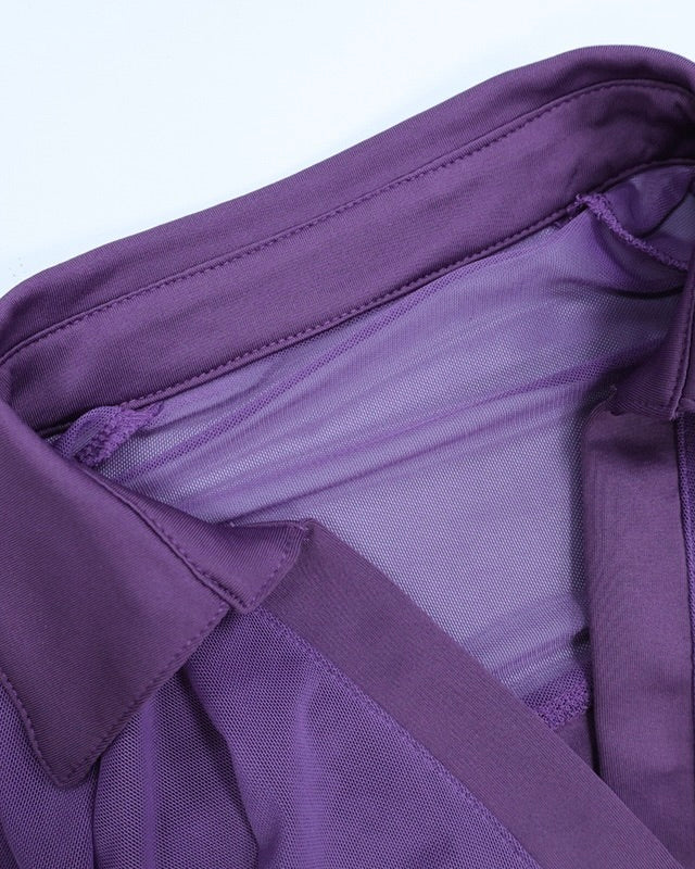 Femme Drape Mini Skirt Set