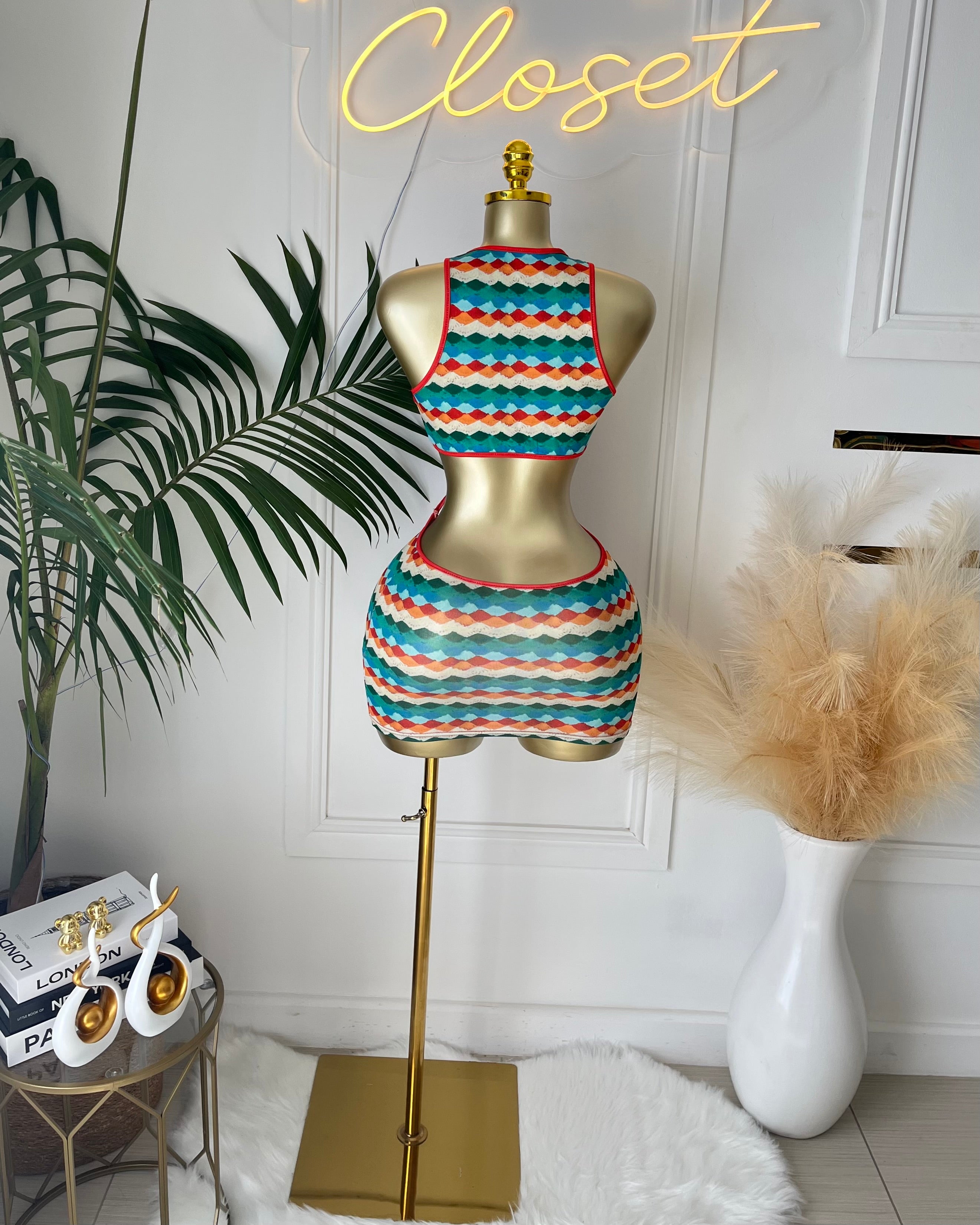 Merit Cut-Outs Mini Dress