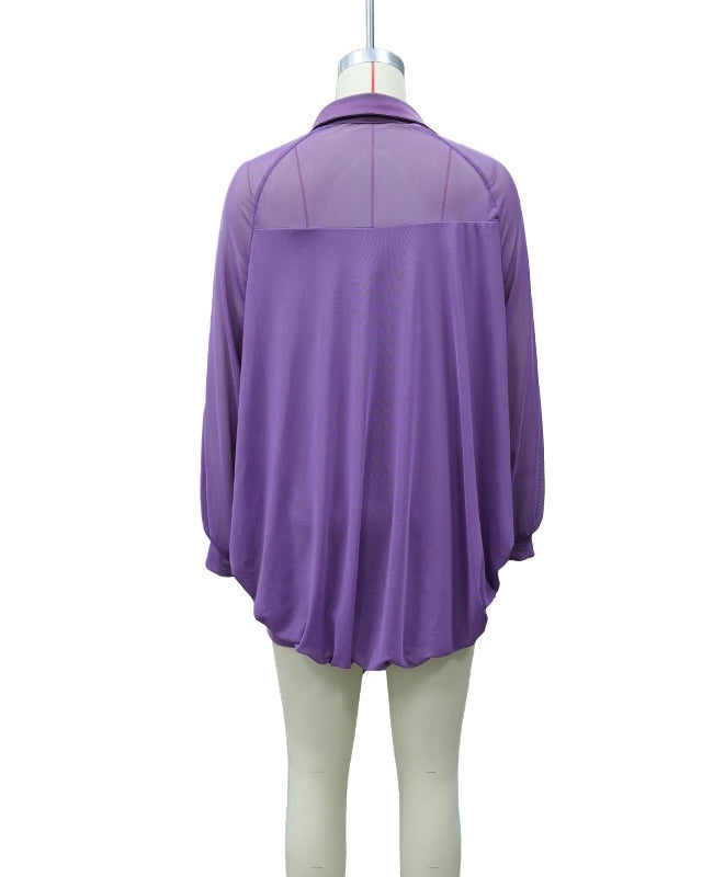 Femme Drape Mini Skirt Set