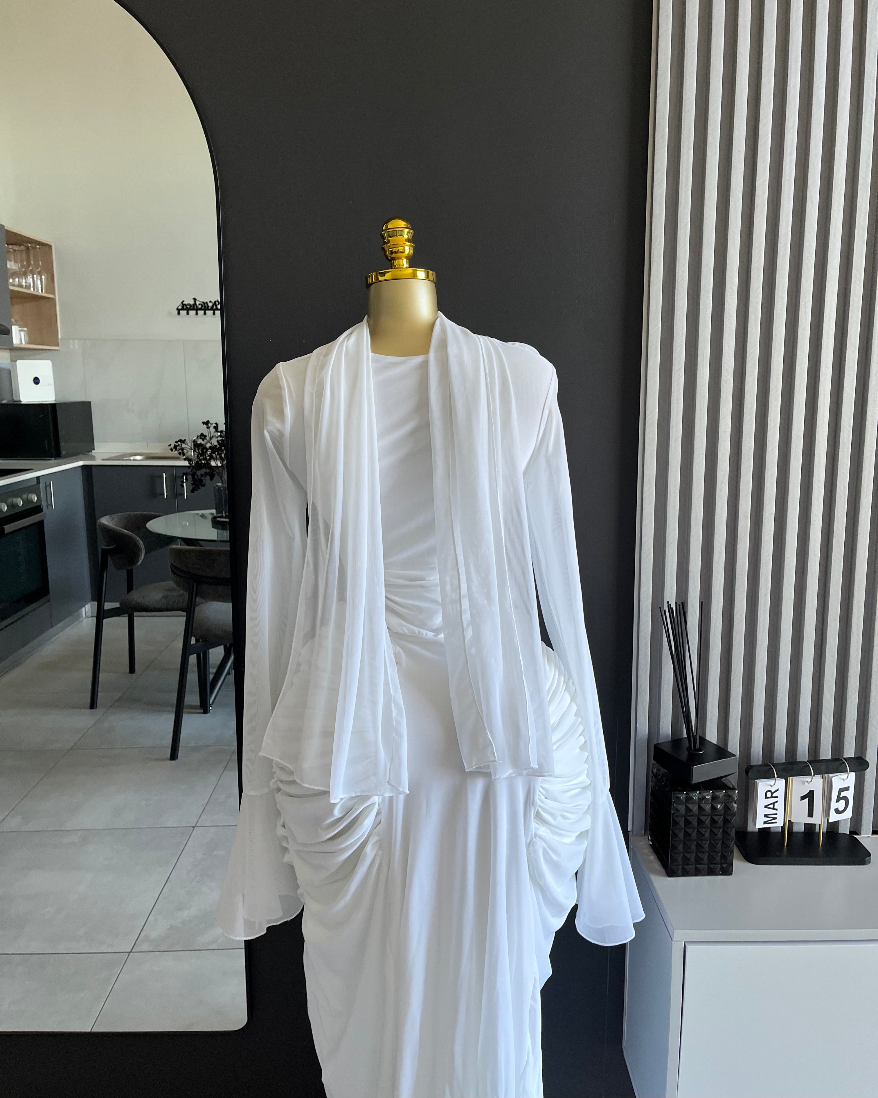 Olivette Draped Maxi Dress