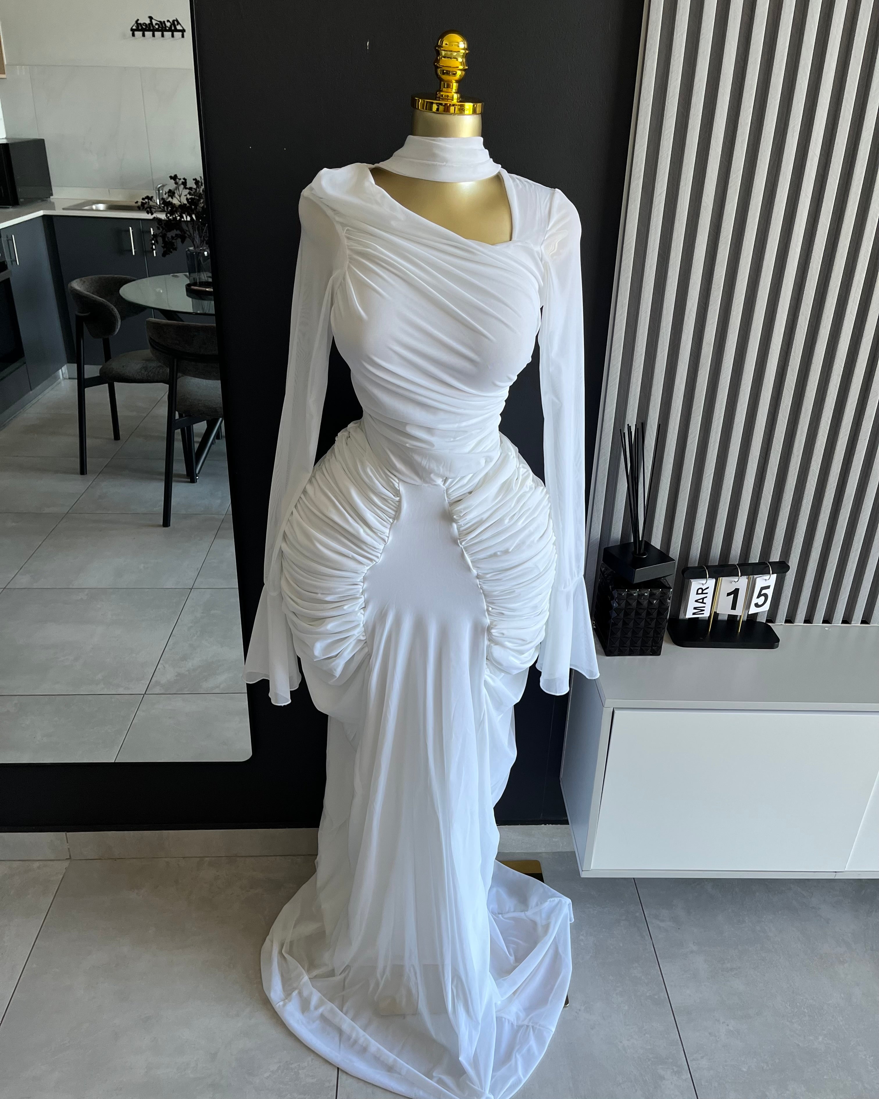 Olivette Draped Maxi Dress