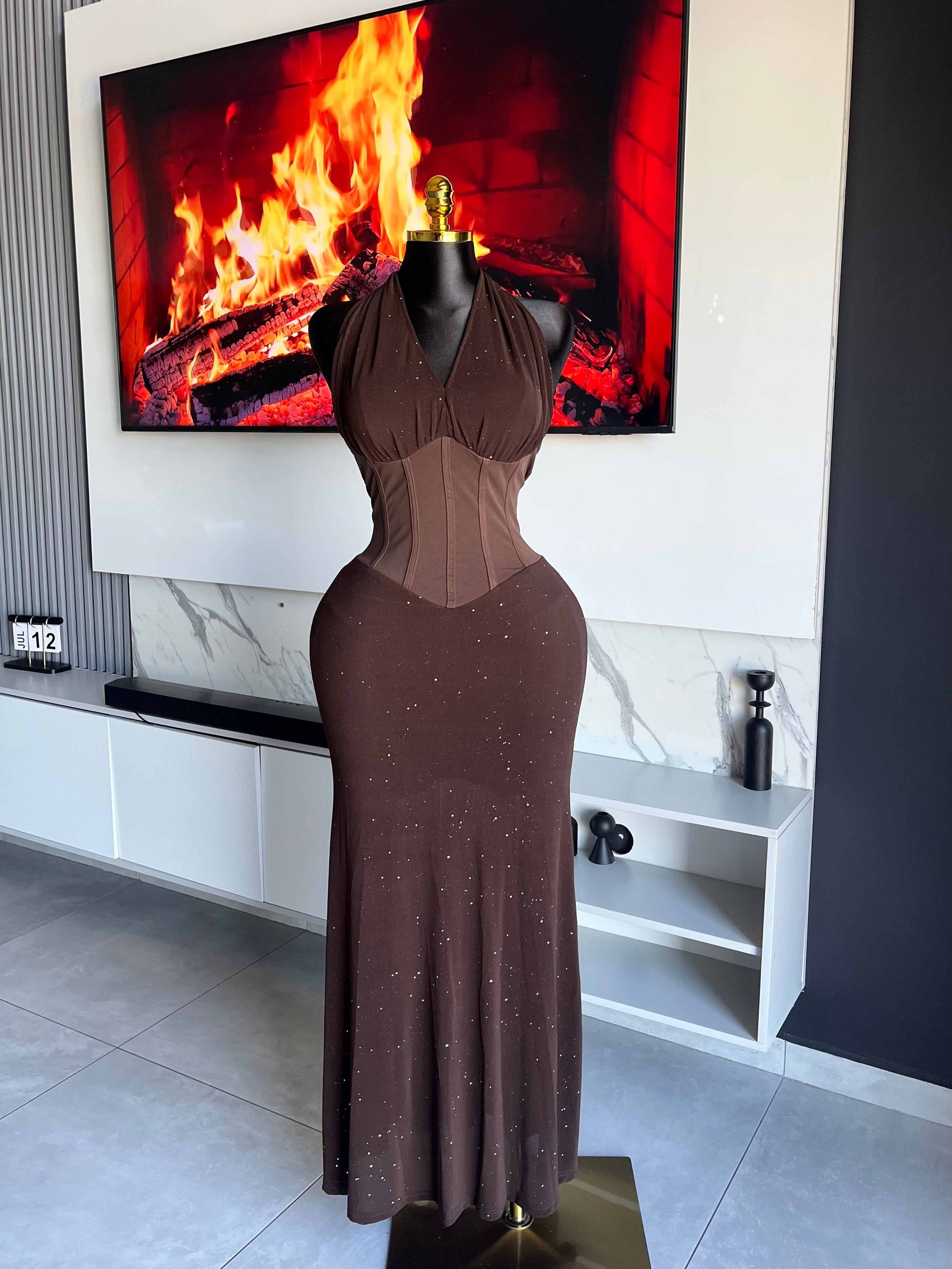 Rave Corset Maxi Dress