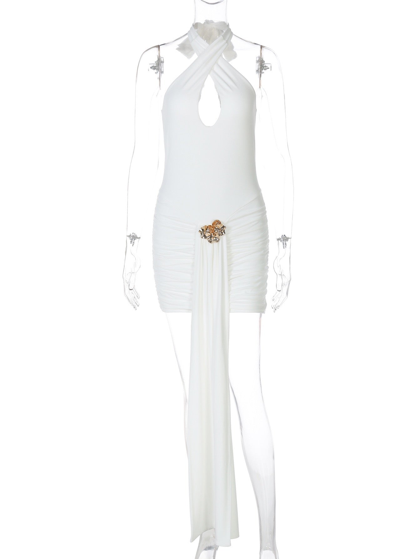Selena Ruched Mini Dress