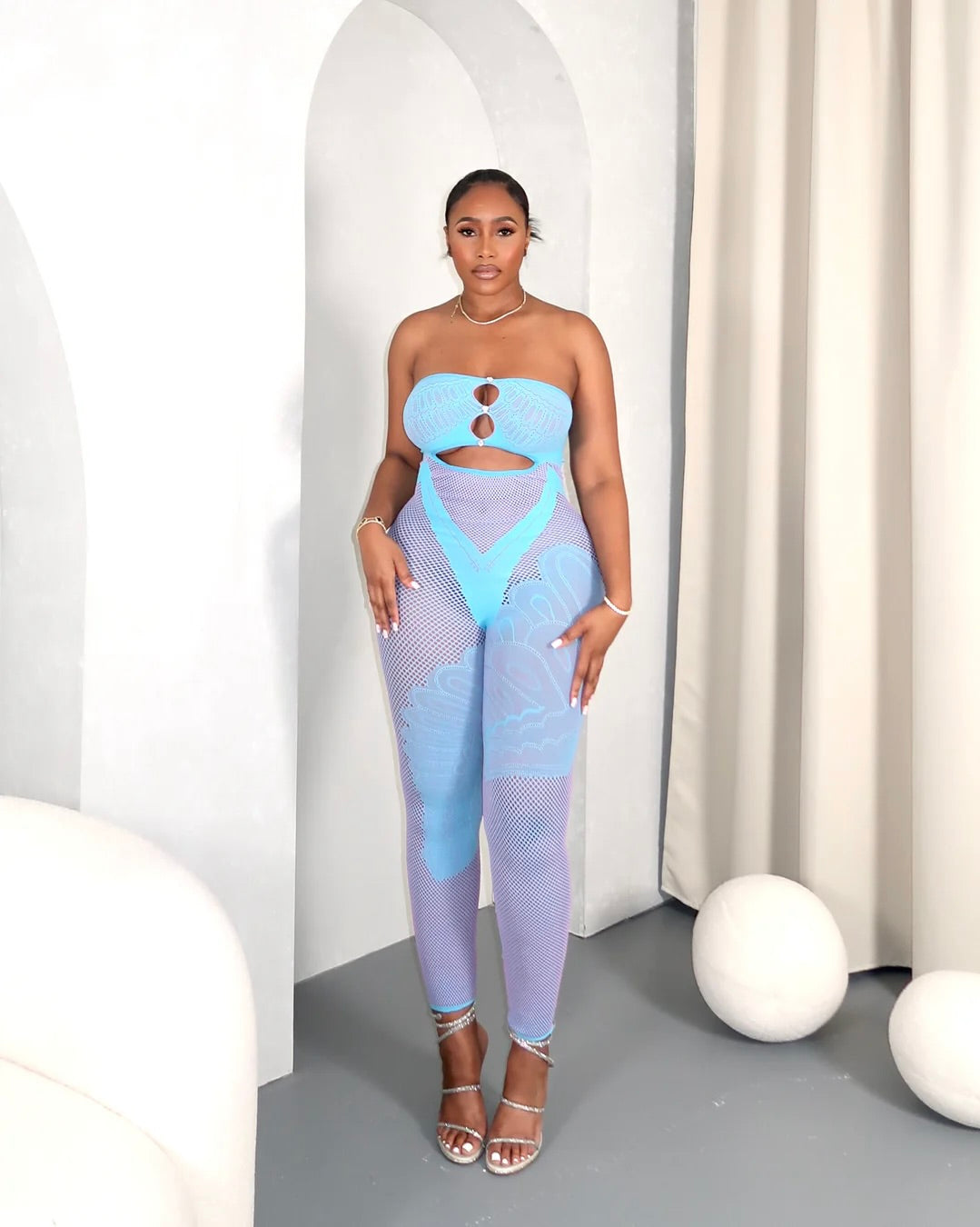 Celeste Mesh Jumpsuit