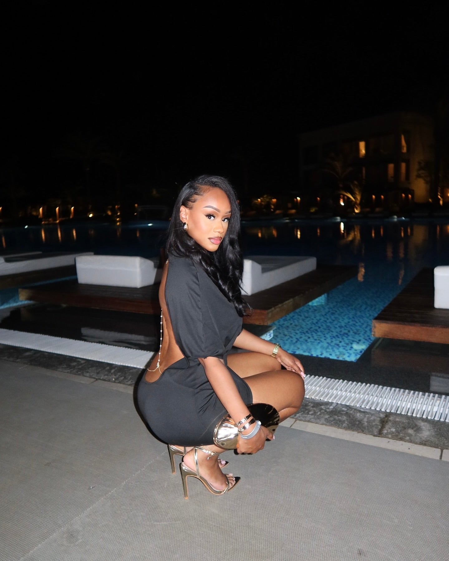 Gilda Backless Mini Dress