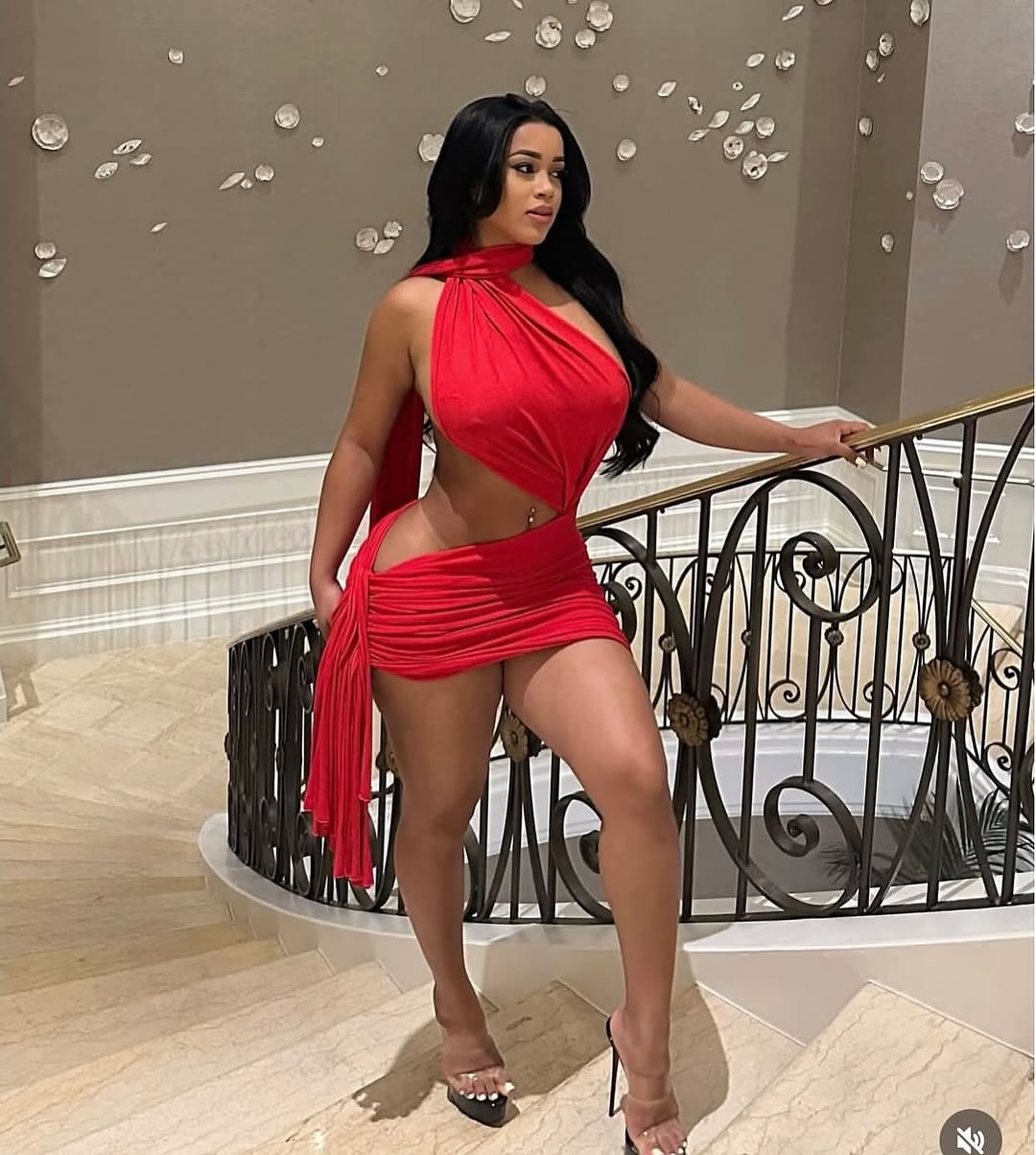 Riva Red Wrap Mini Dress