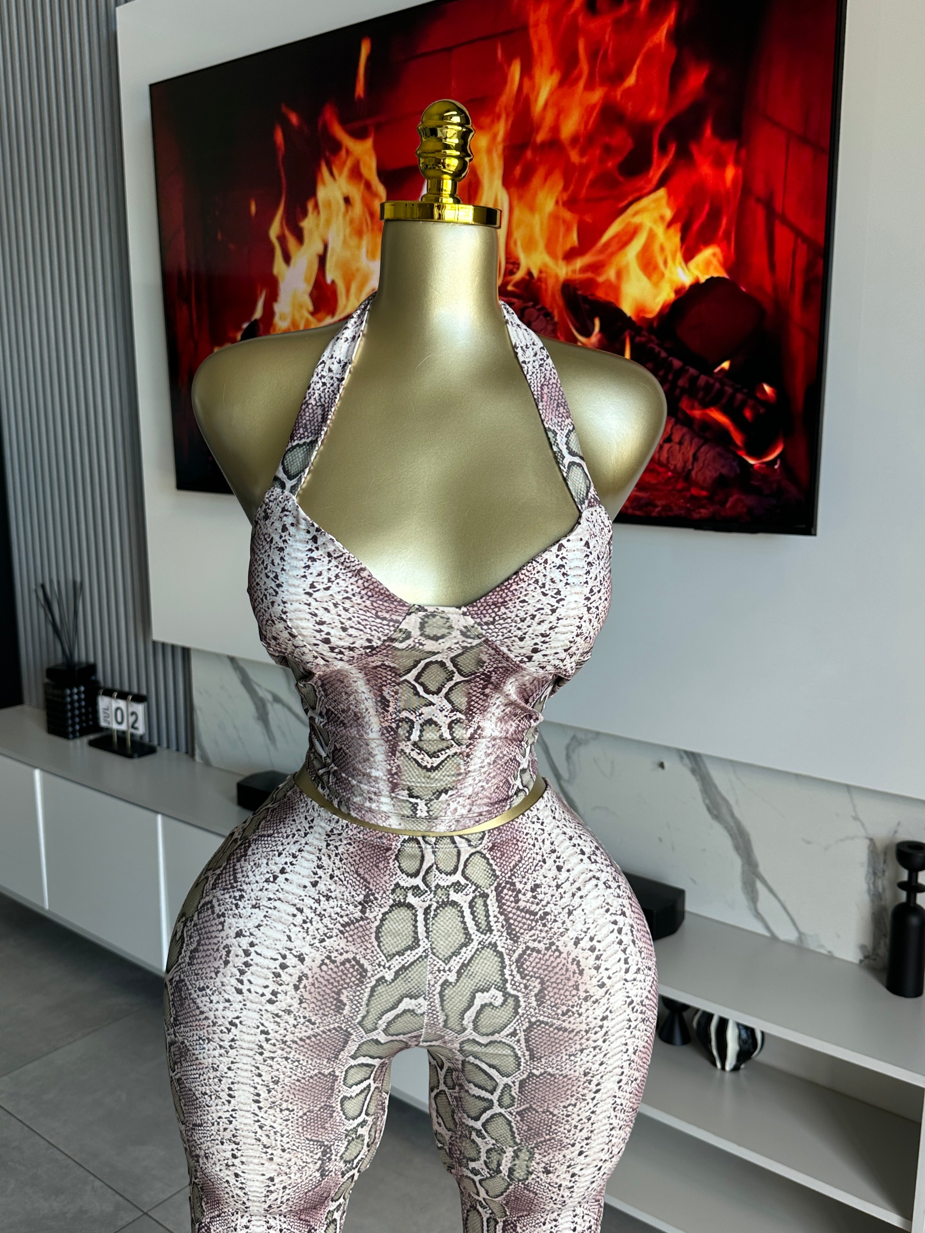 Marissa Snake Print Set