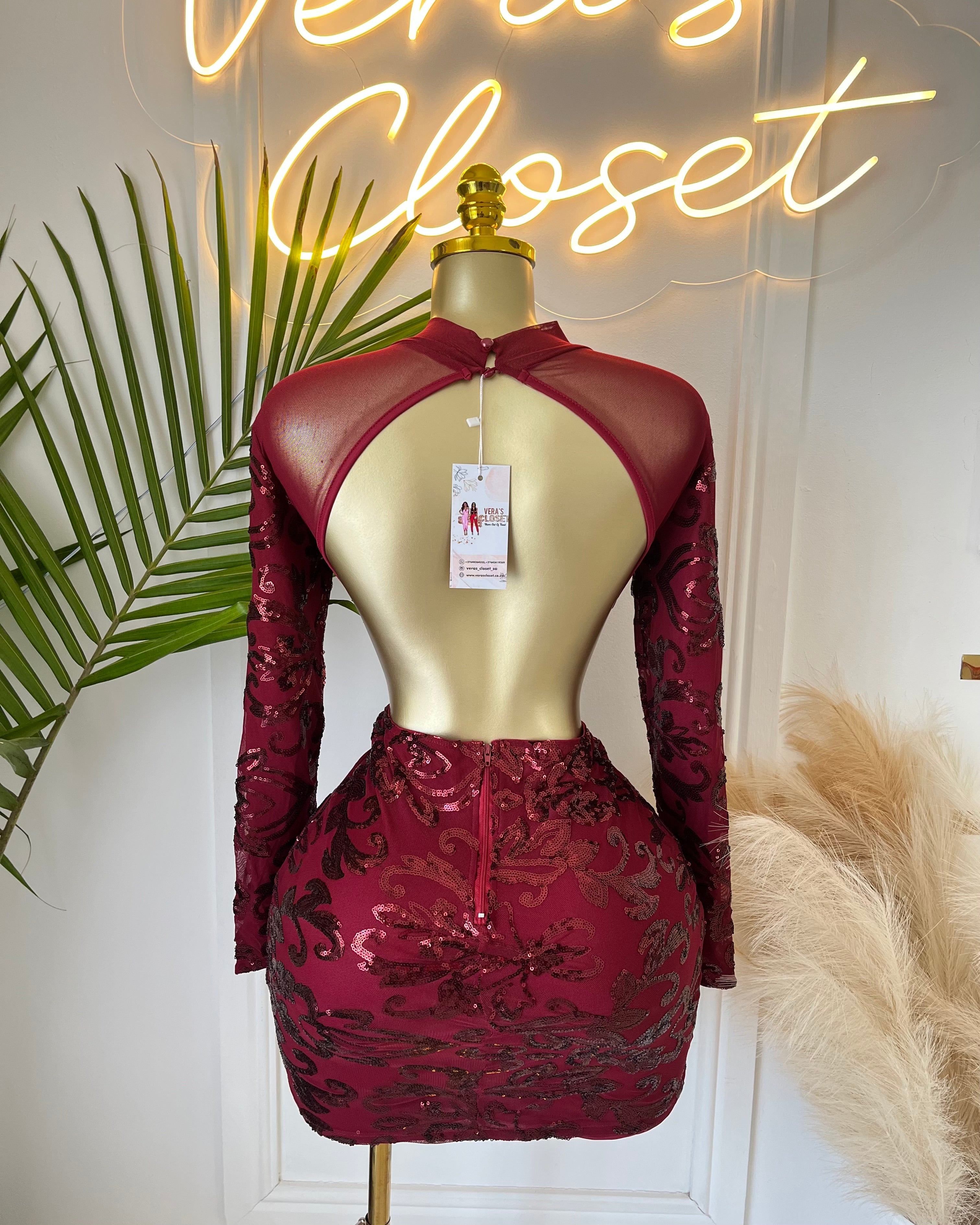 Gina Velvet Mini Dress