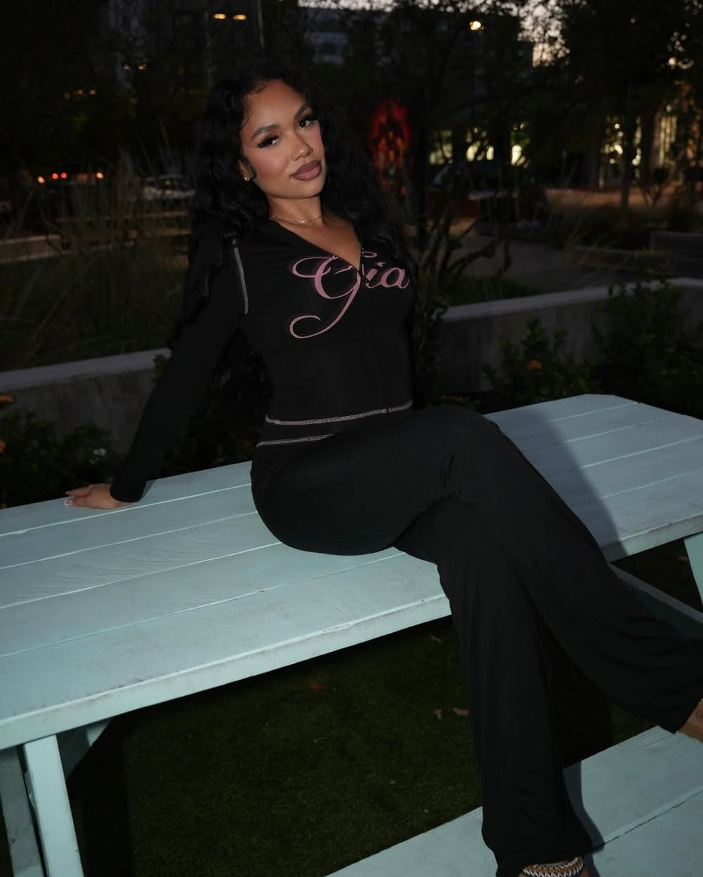 Gia Hooded Pant Set