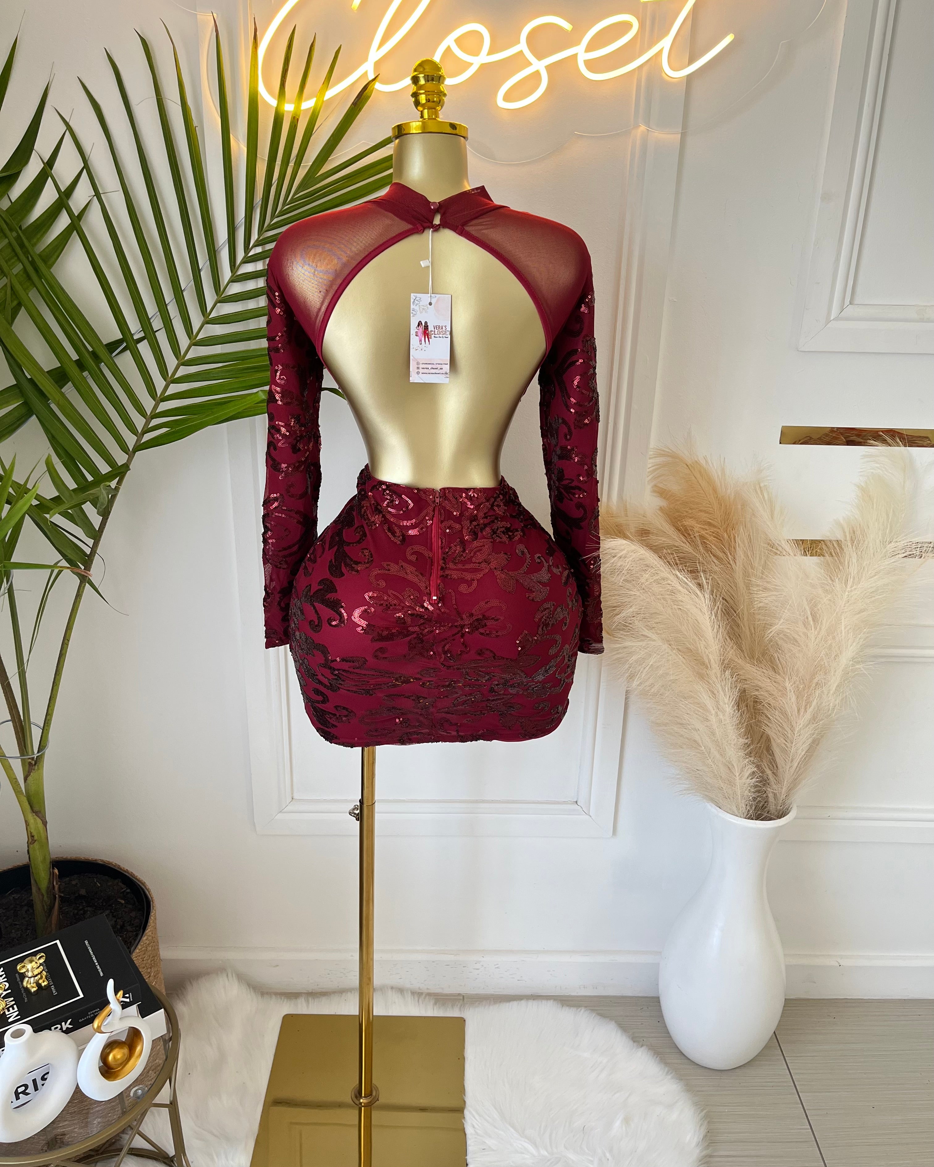 Gina Velvet Mini Dress