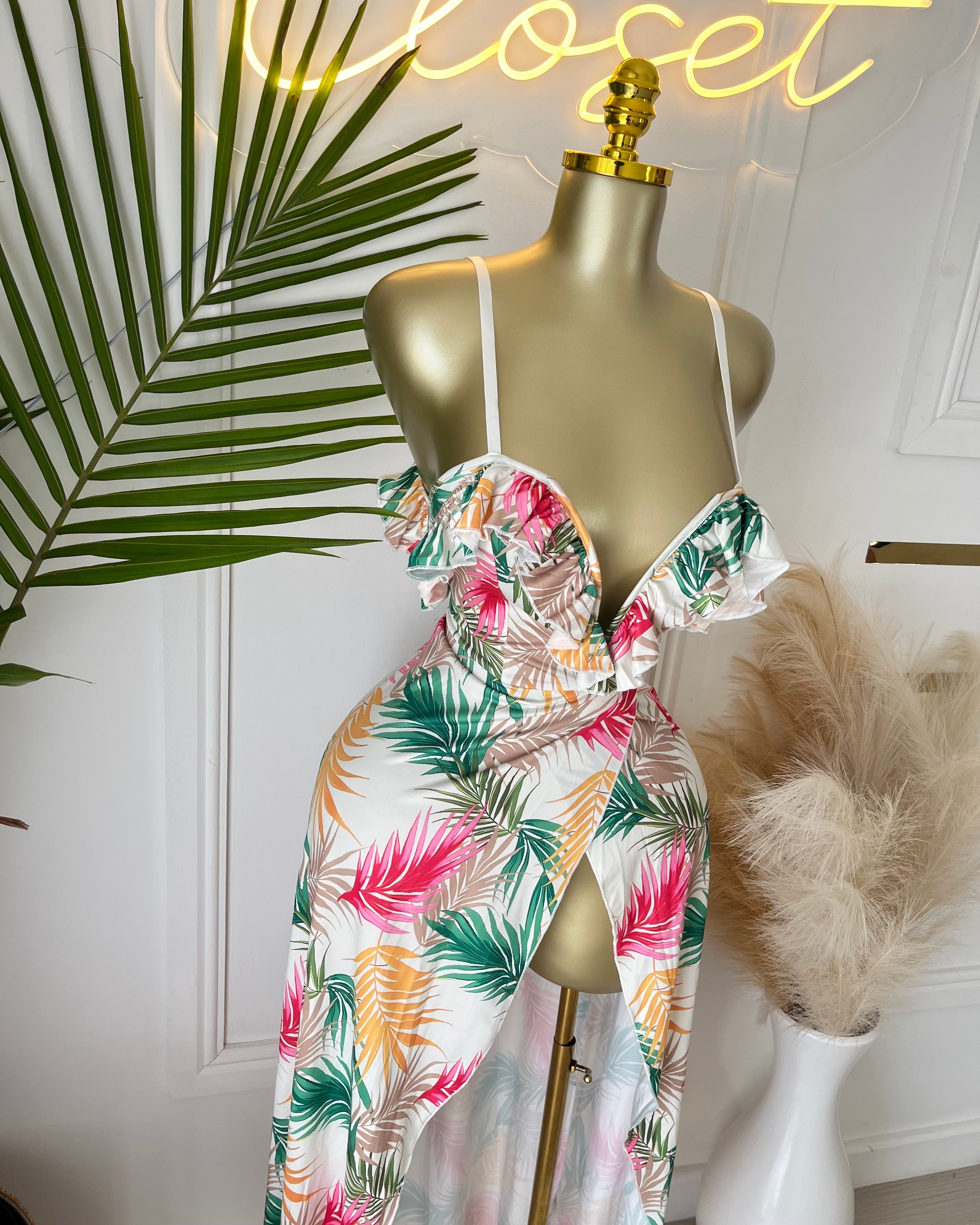 Zack Tropical Breeze Maxi Dress