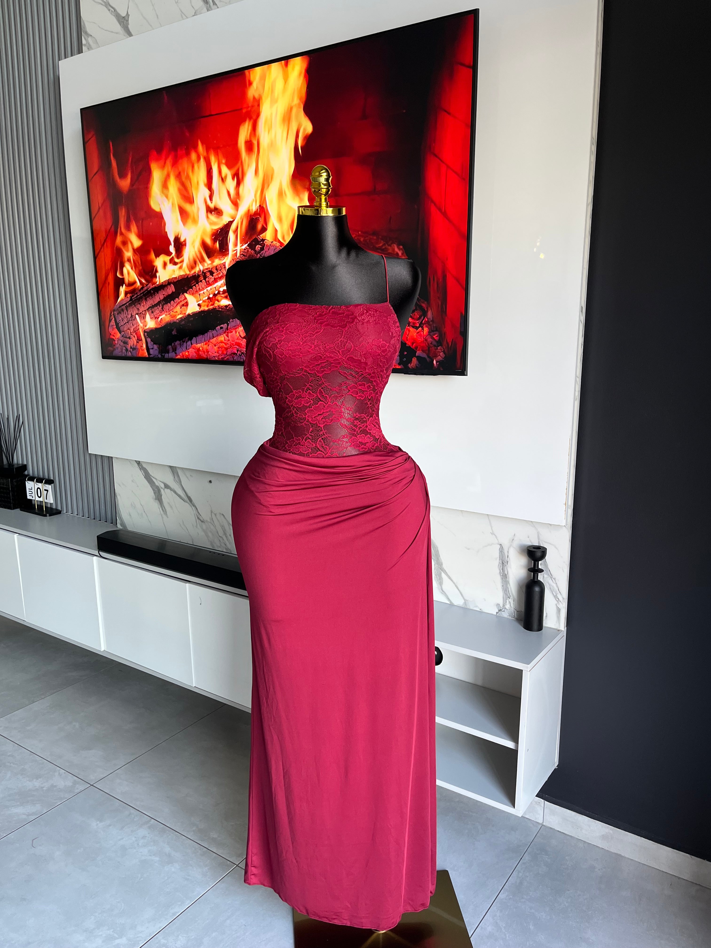 Natasha Lace Maxi Gown