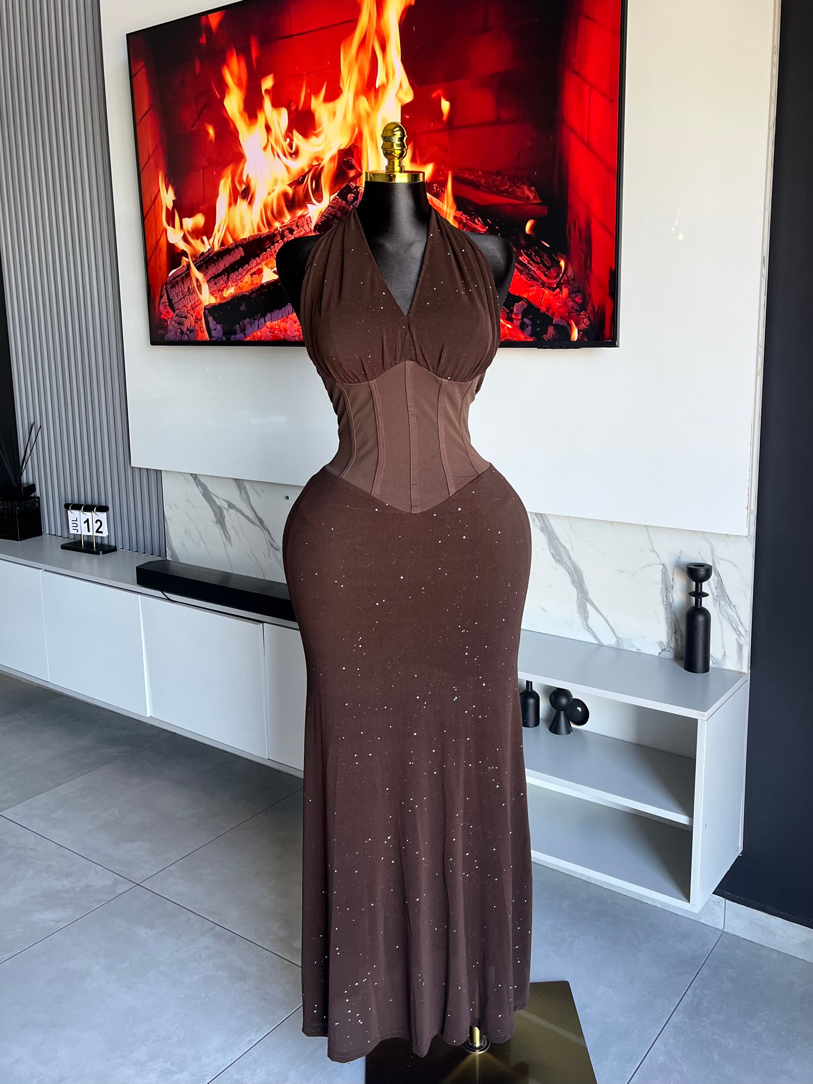 Rave Corset Maxi Dress