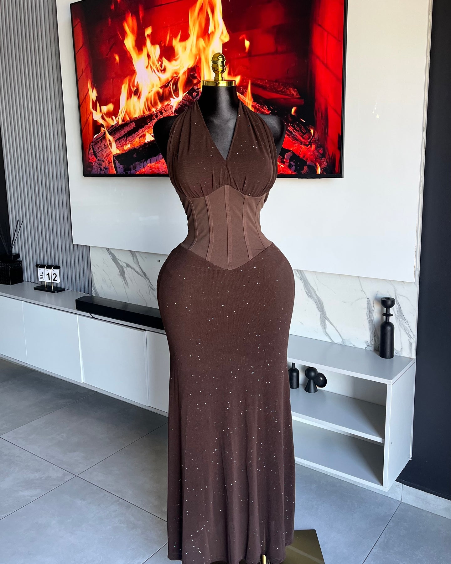 Rave Corset Maxi Dress