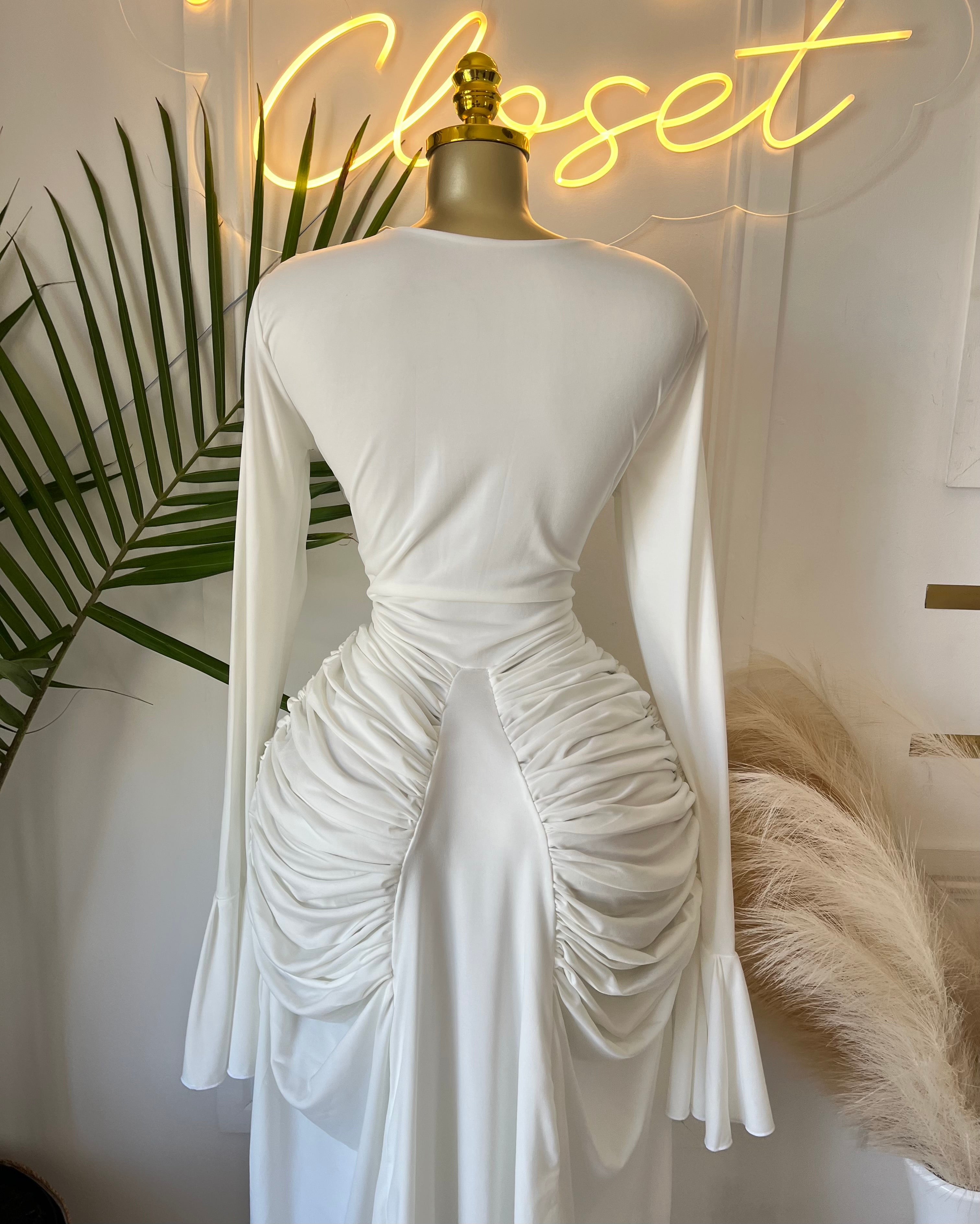 Olivette Draped Maxi Dress