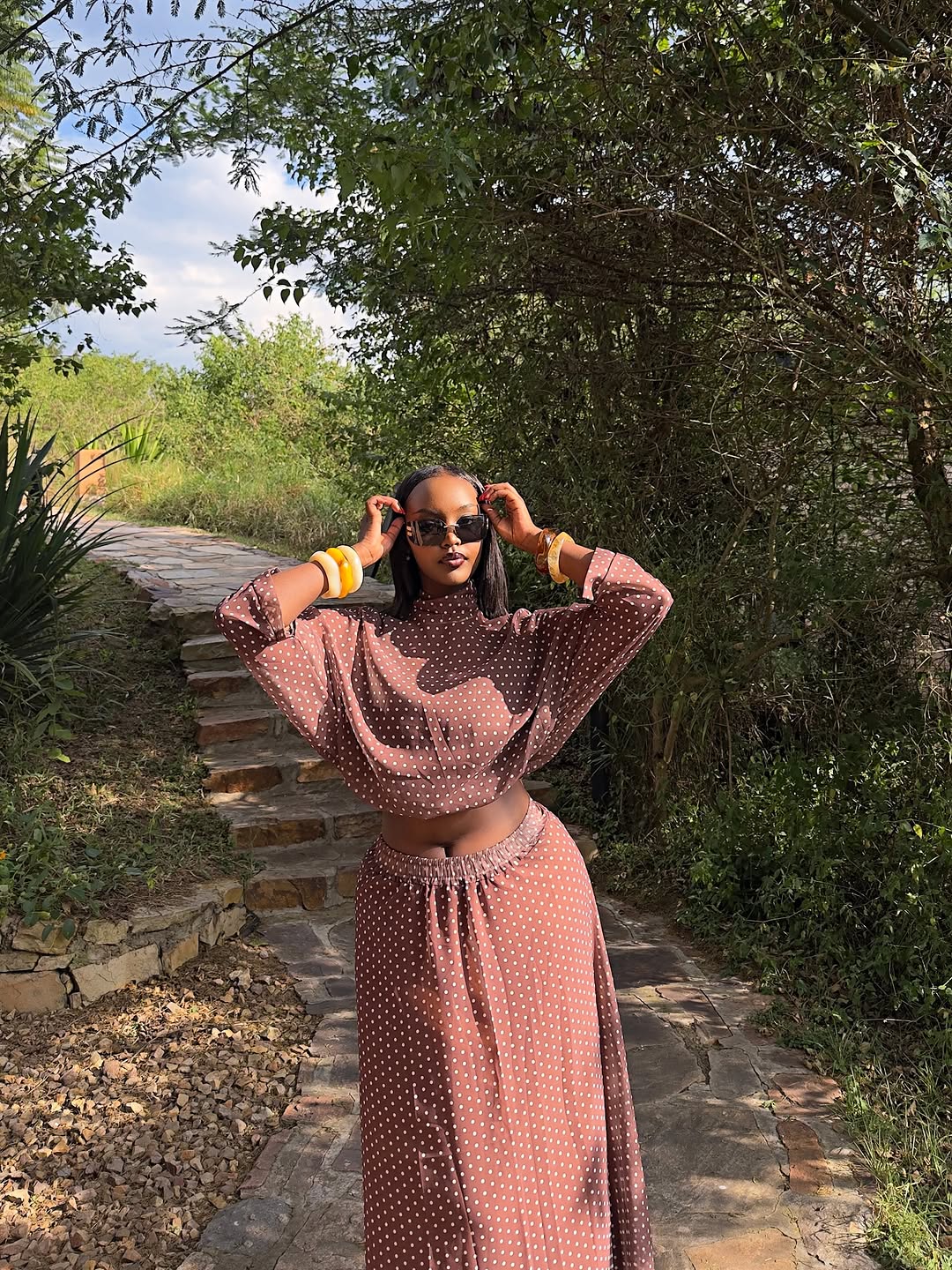 Sienna Polka Dot Maxi Dress