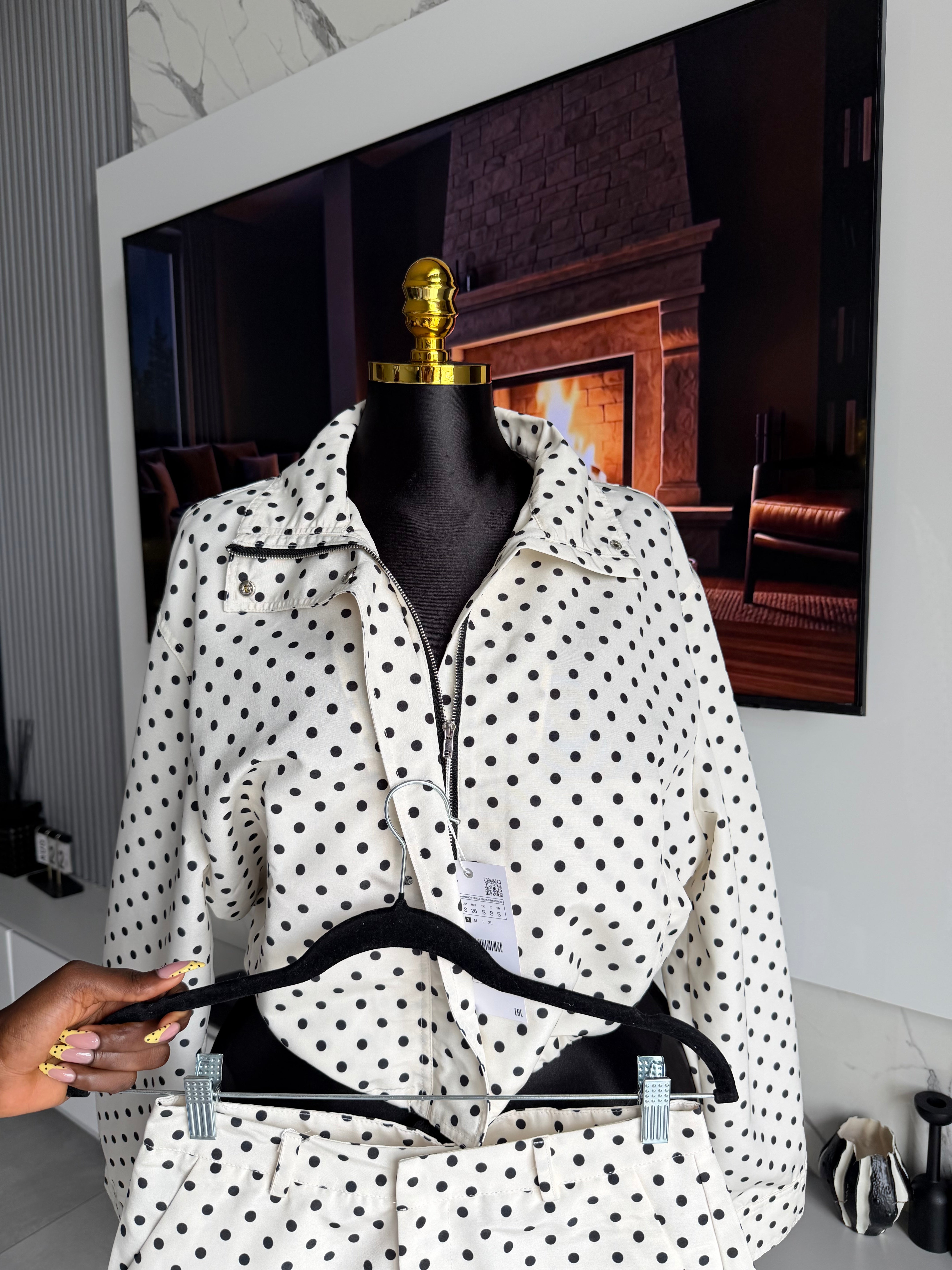 Monroe Polka Dot Two-Piece Short Set