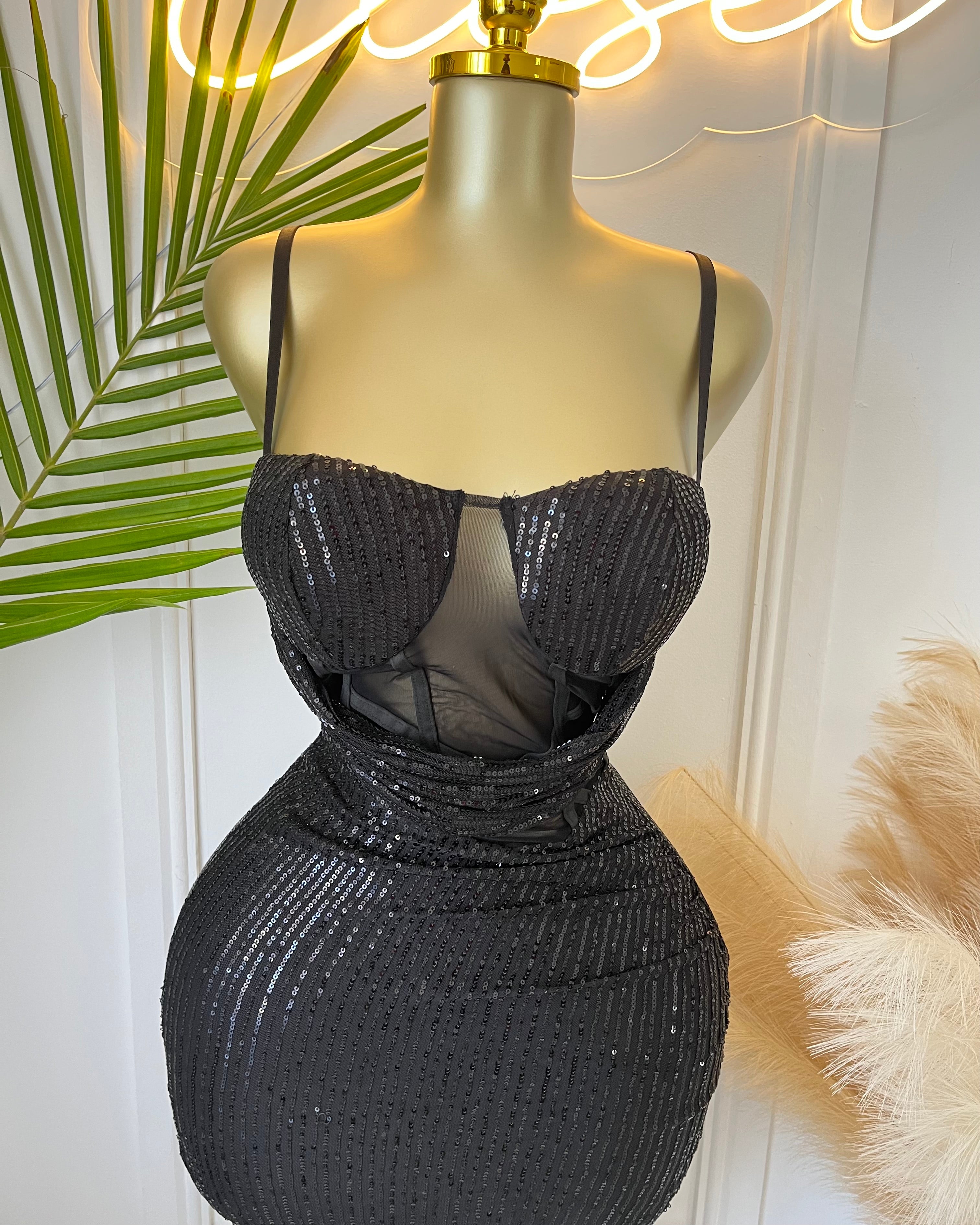 Carmen Glam Midi Dress