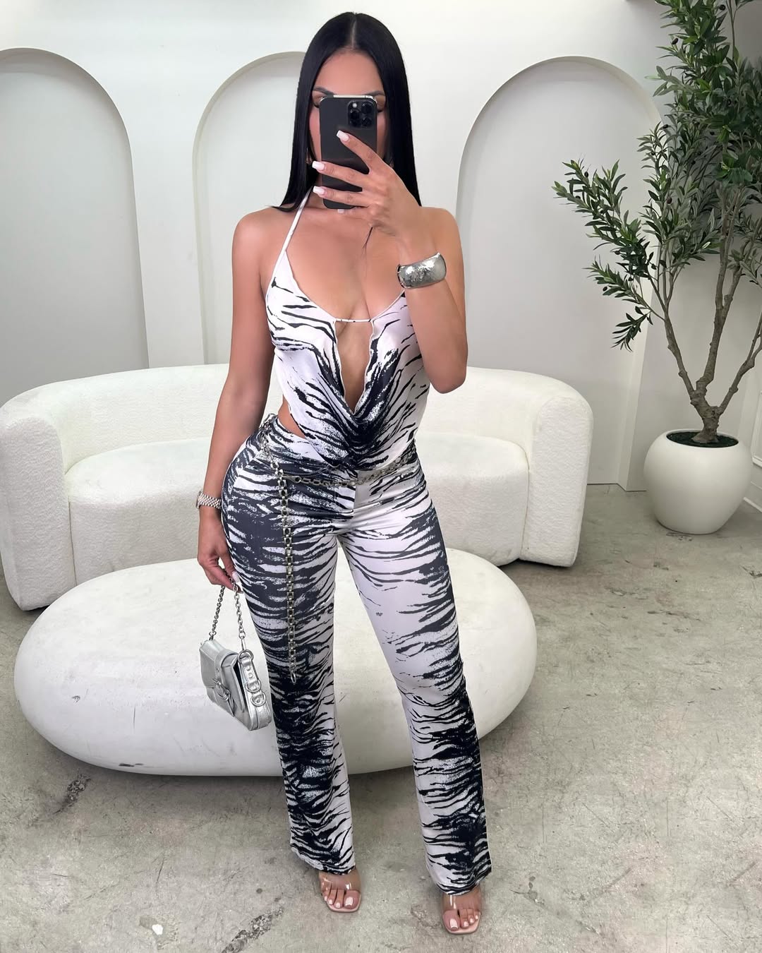Maui Marble Print Pant Set