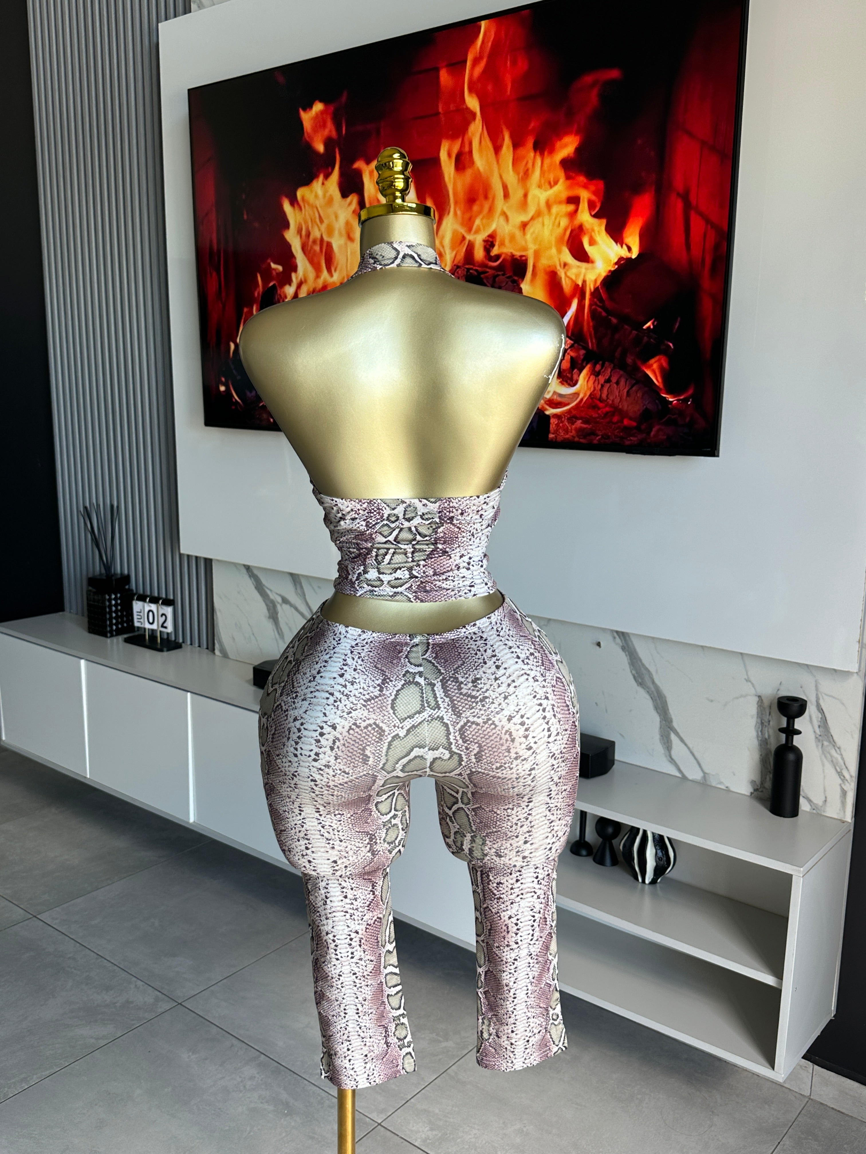 Marissa Snake Print Set