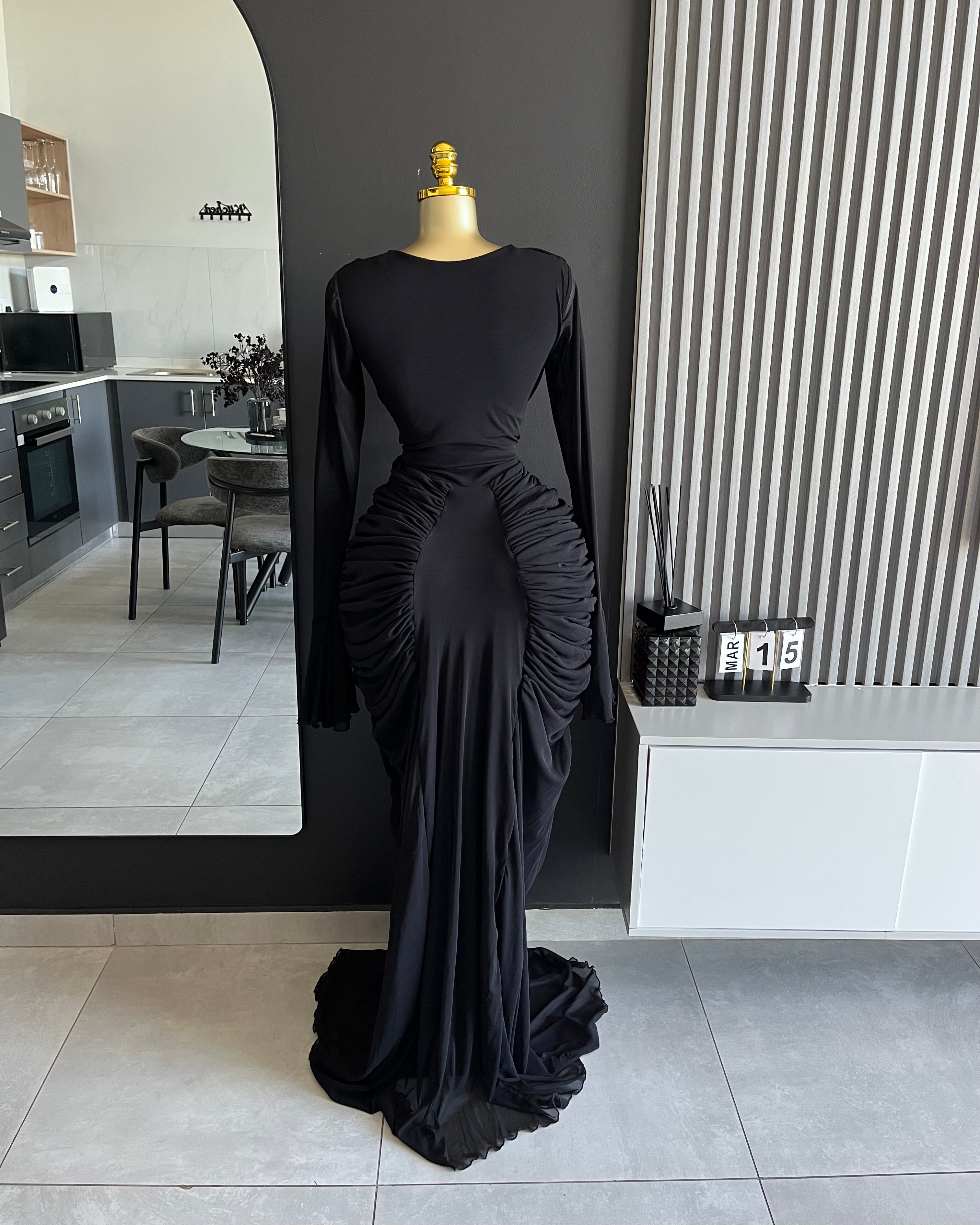 Olivette Draped Maxi Dress