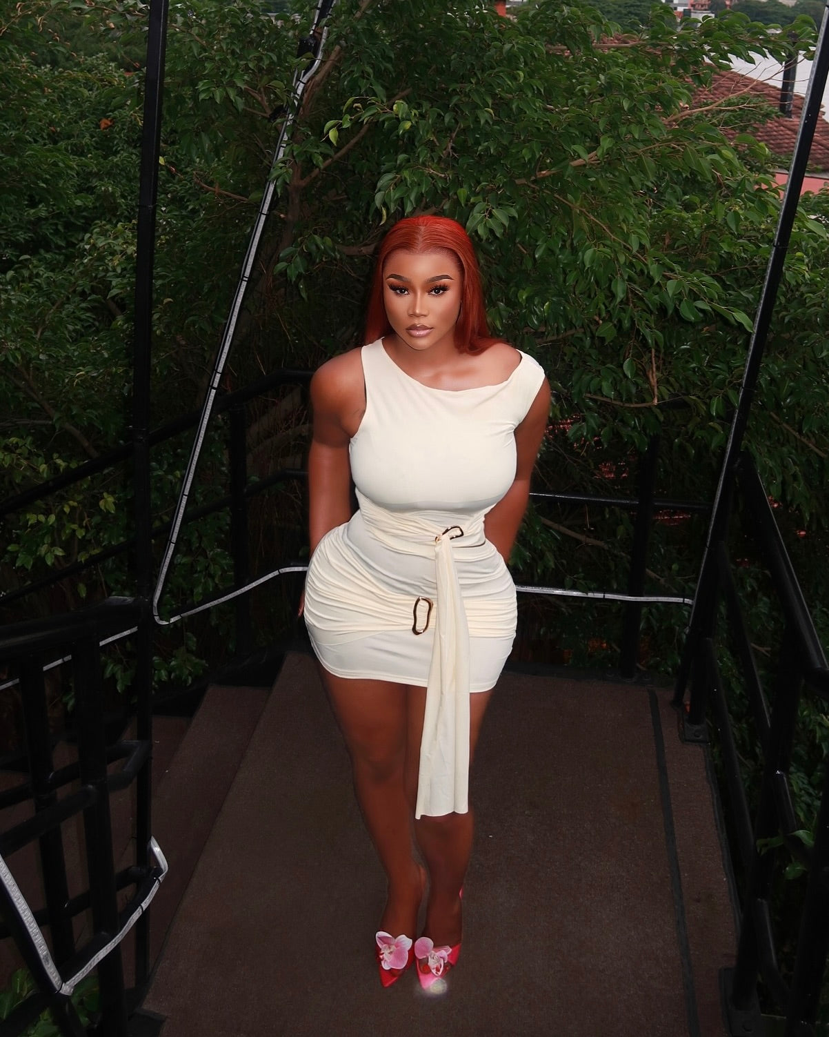 Paris Draped Skirt Set