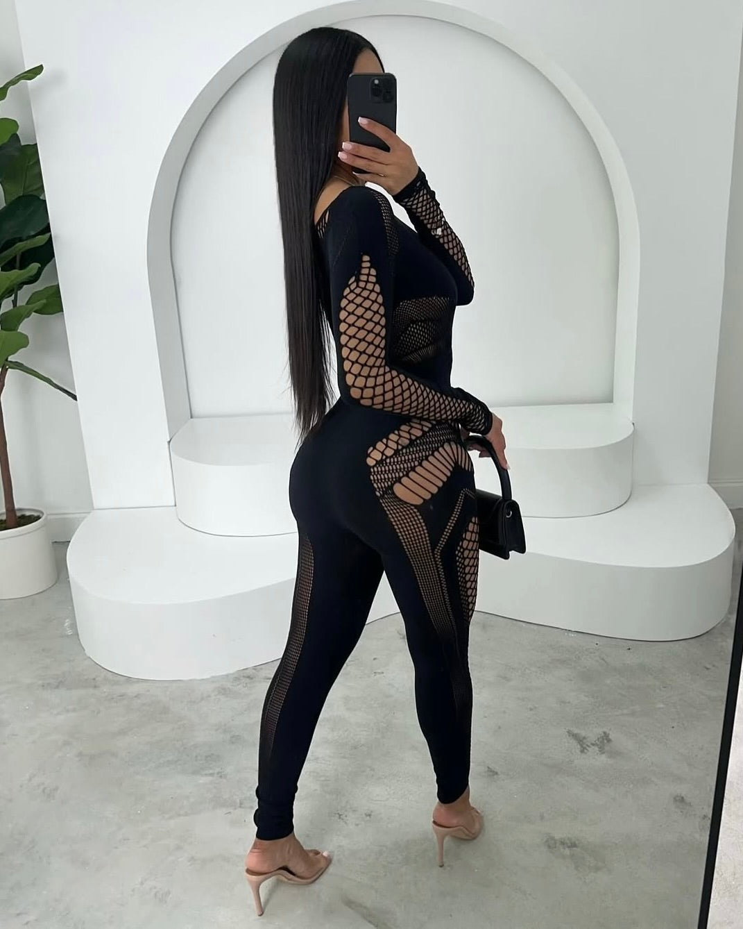 Lure Mesh Jumpsuit