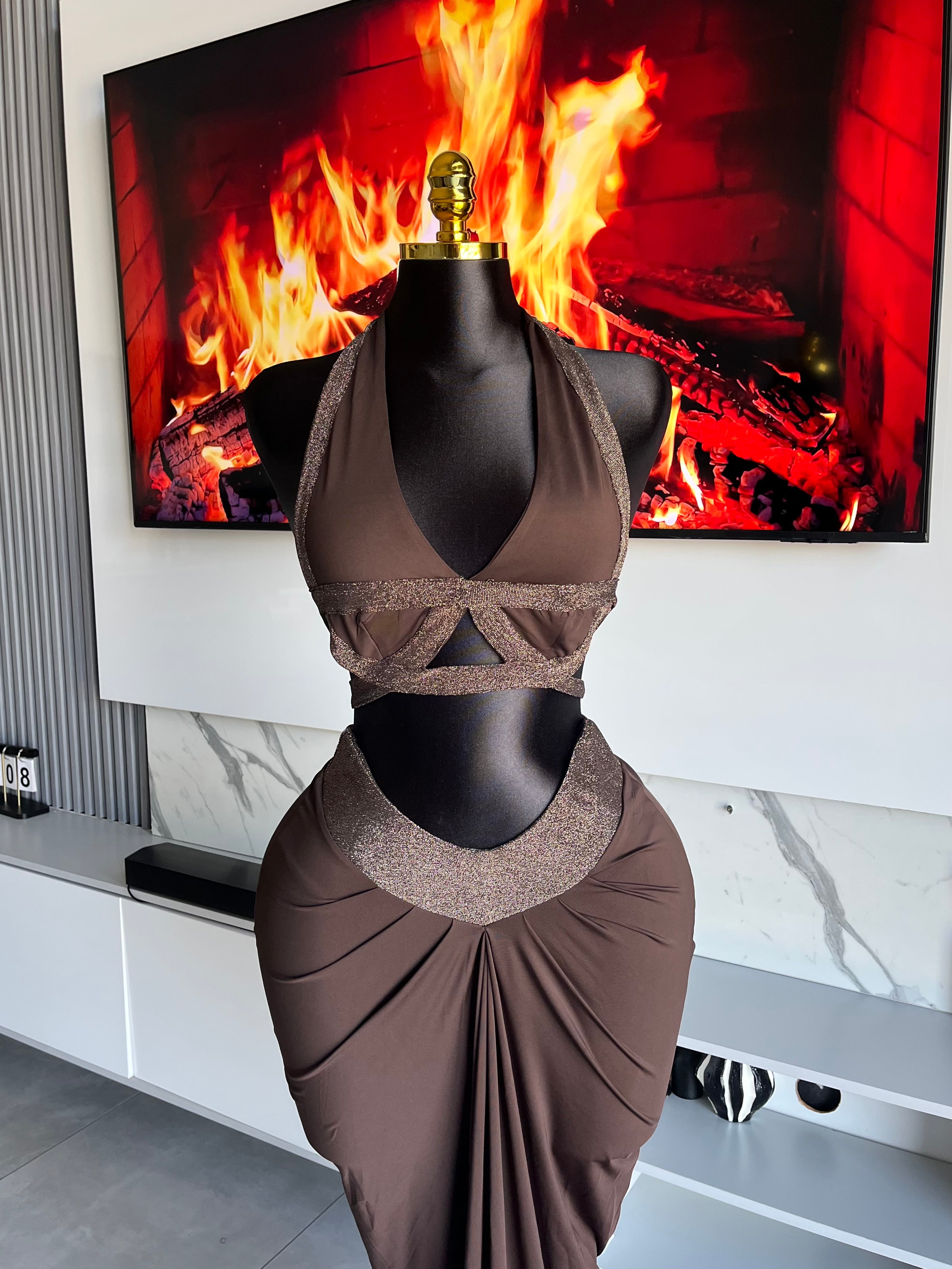 Cutesy Ruched Maxi Skirt Set