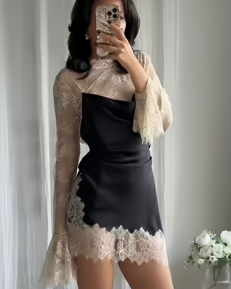 Mallory Satin Mini Dress