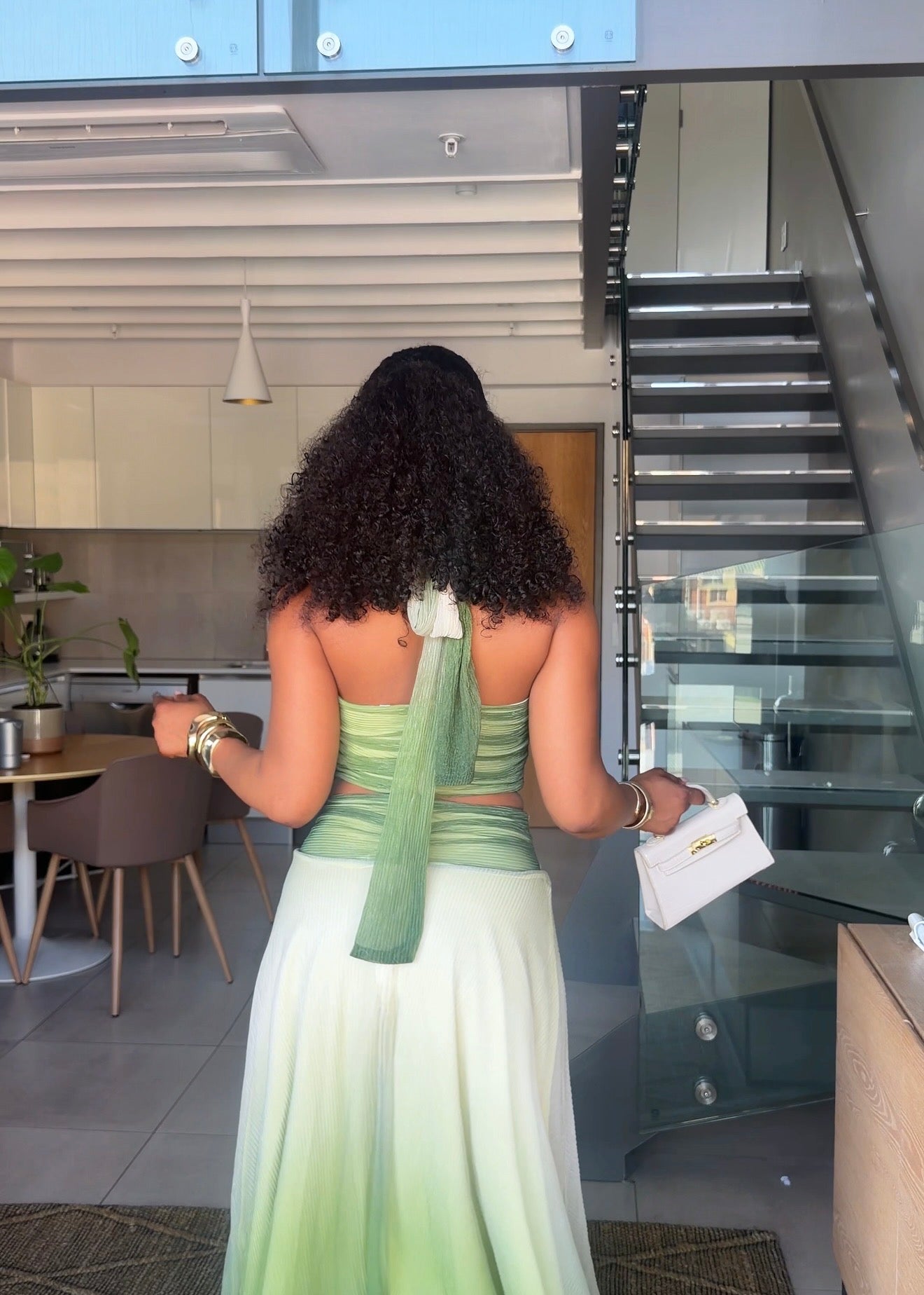 Marisol Ivory Two-Piece Maxi Set