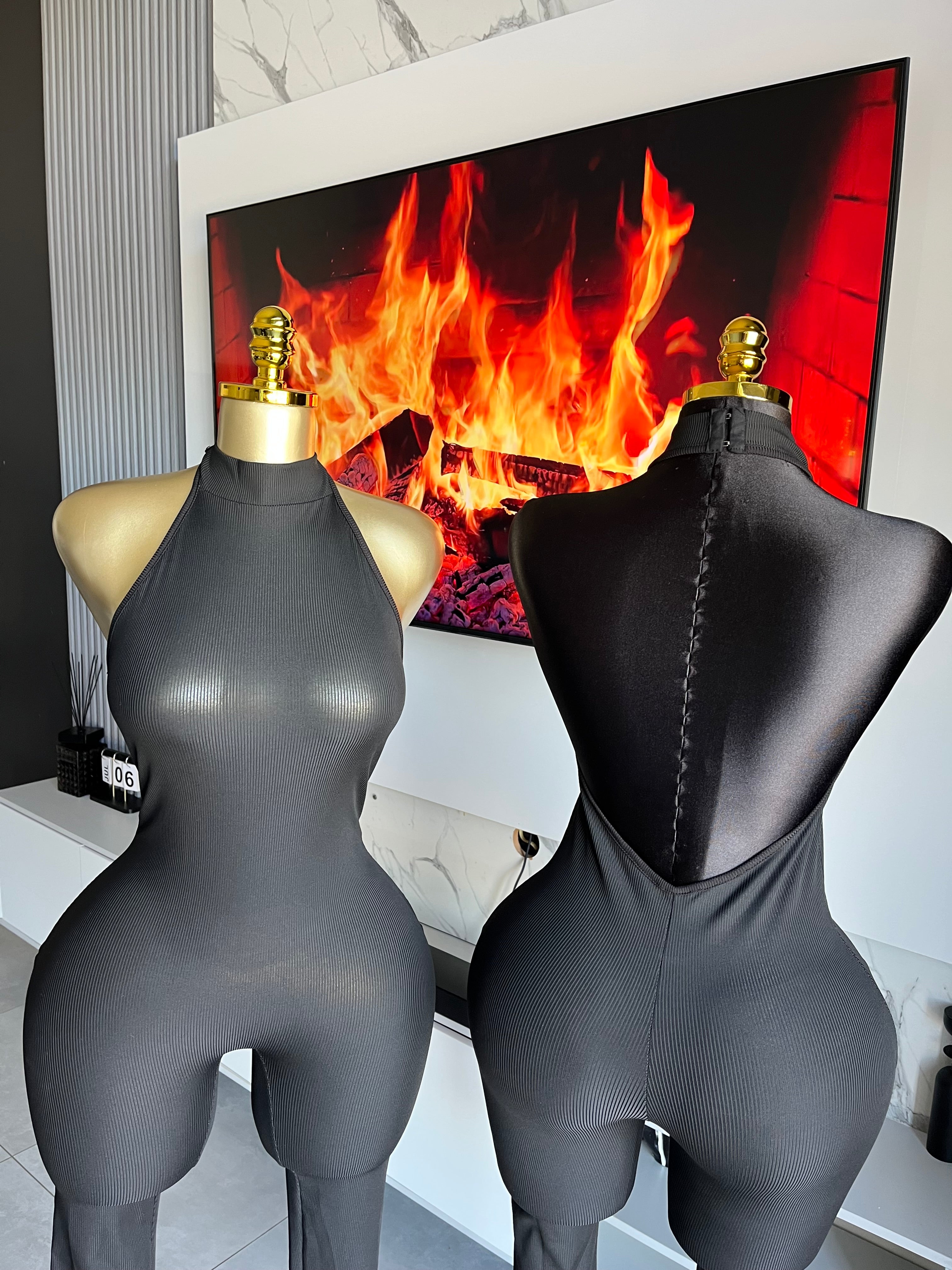 Noir Halter Jumpsuit