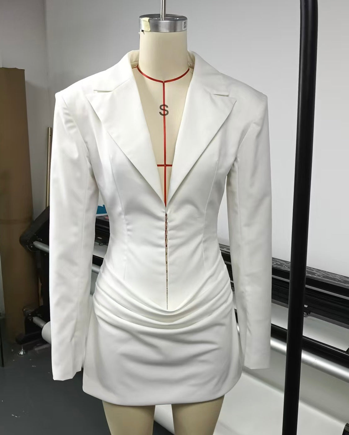 Elyndra Structured Blazer Mini Dress