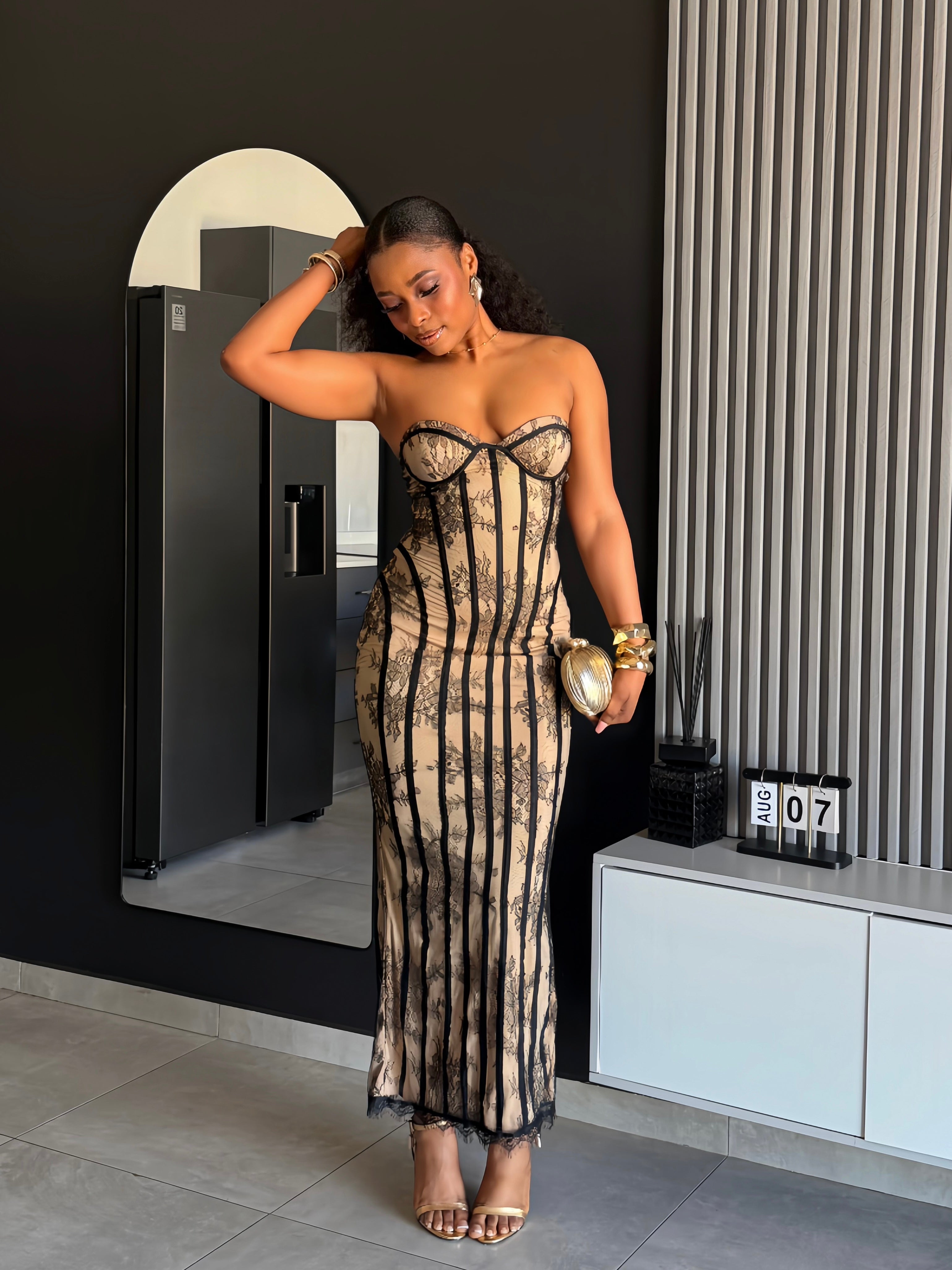 Cleora Lace Maxi Dress