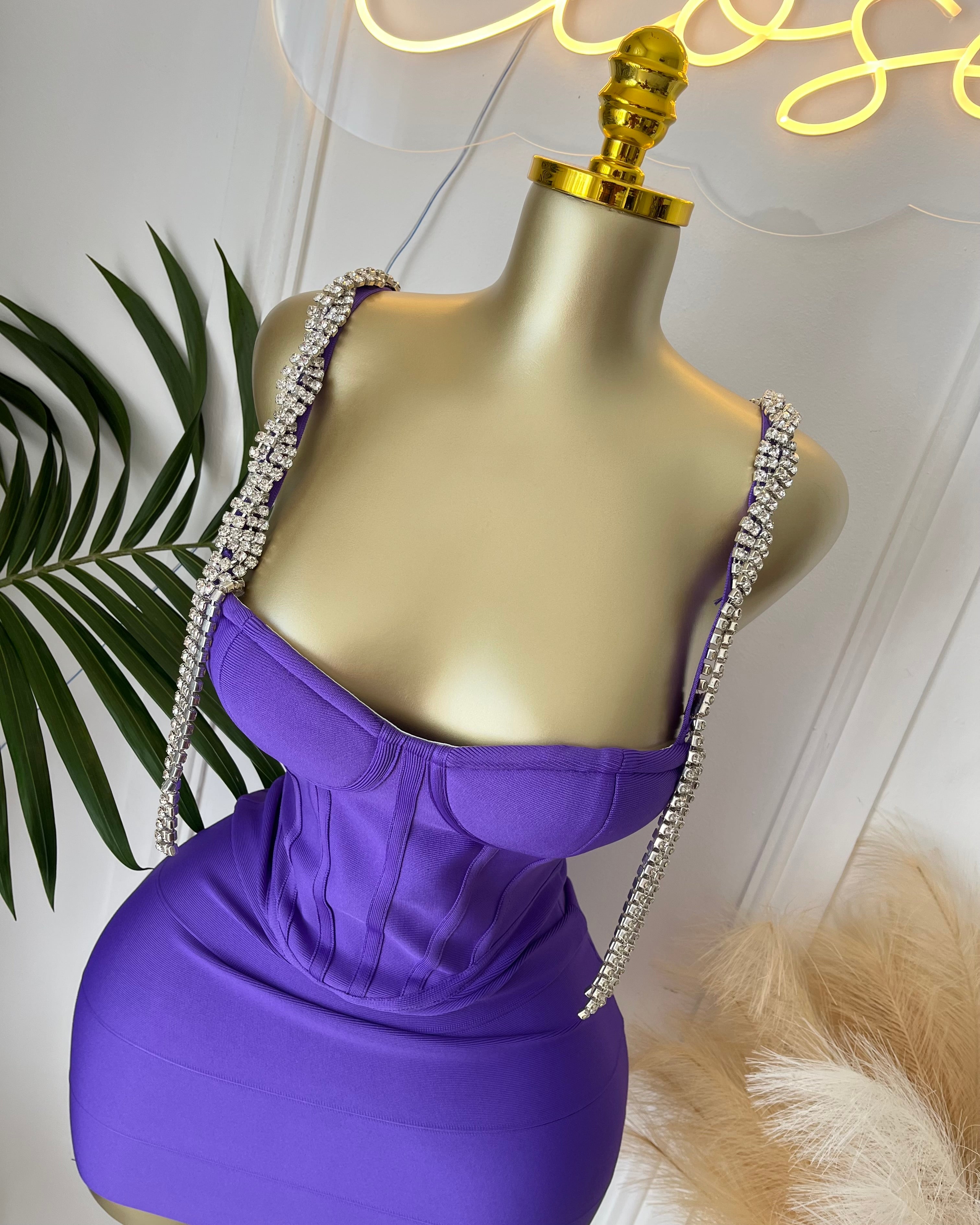 Class Bandage Mini Dress