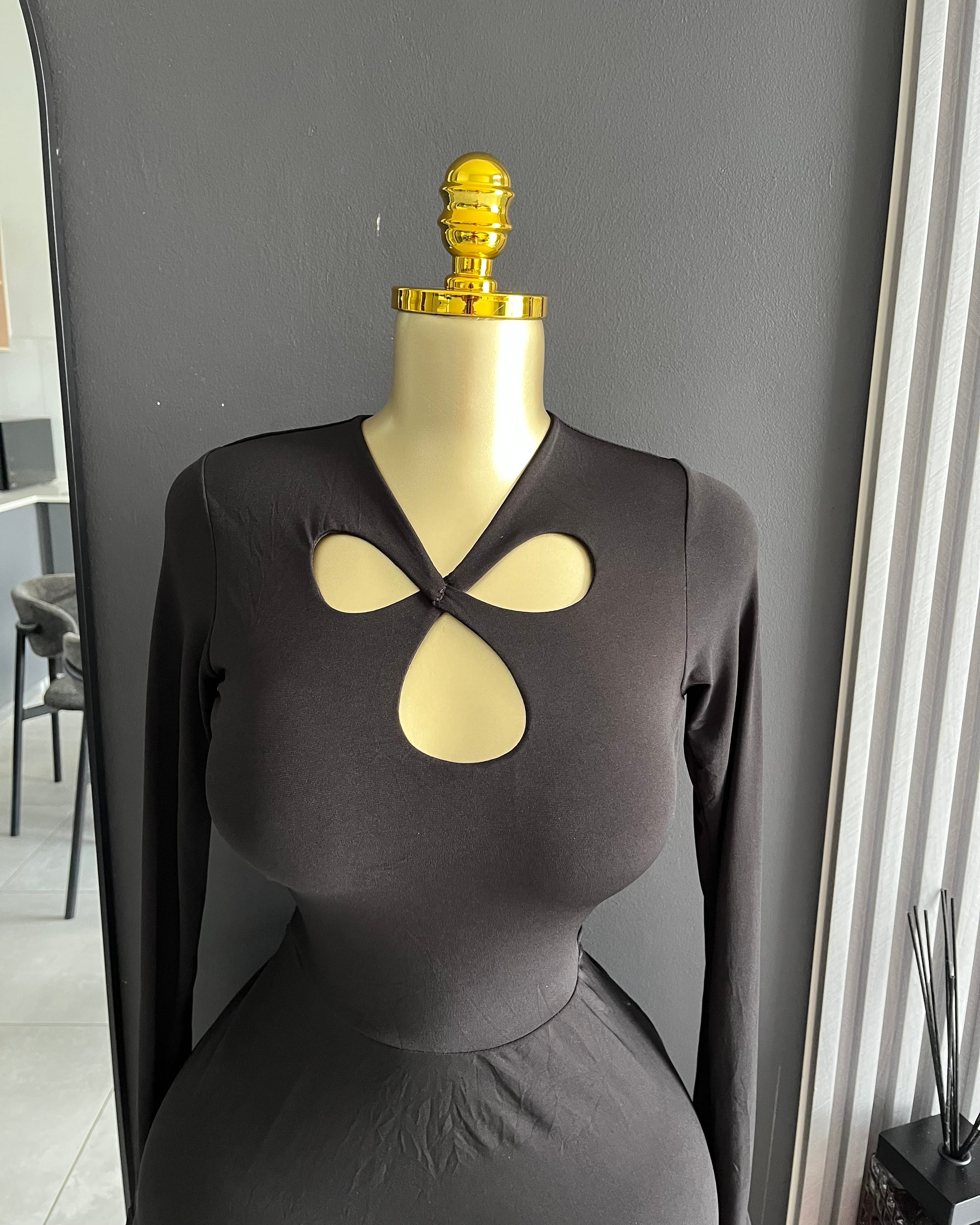 Grace Black Mini Dress