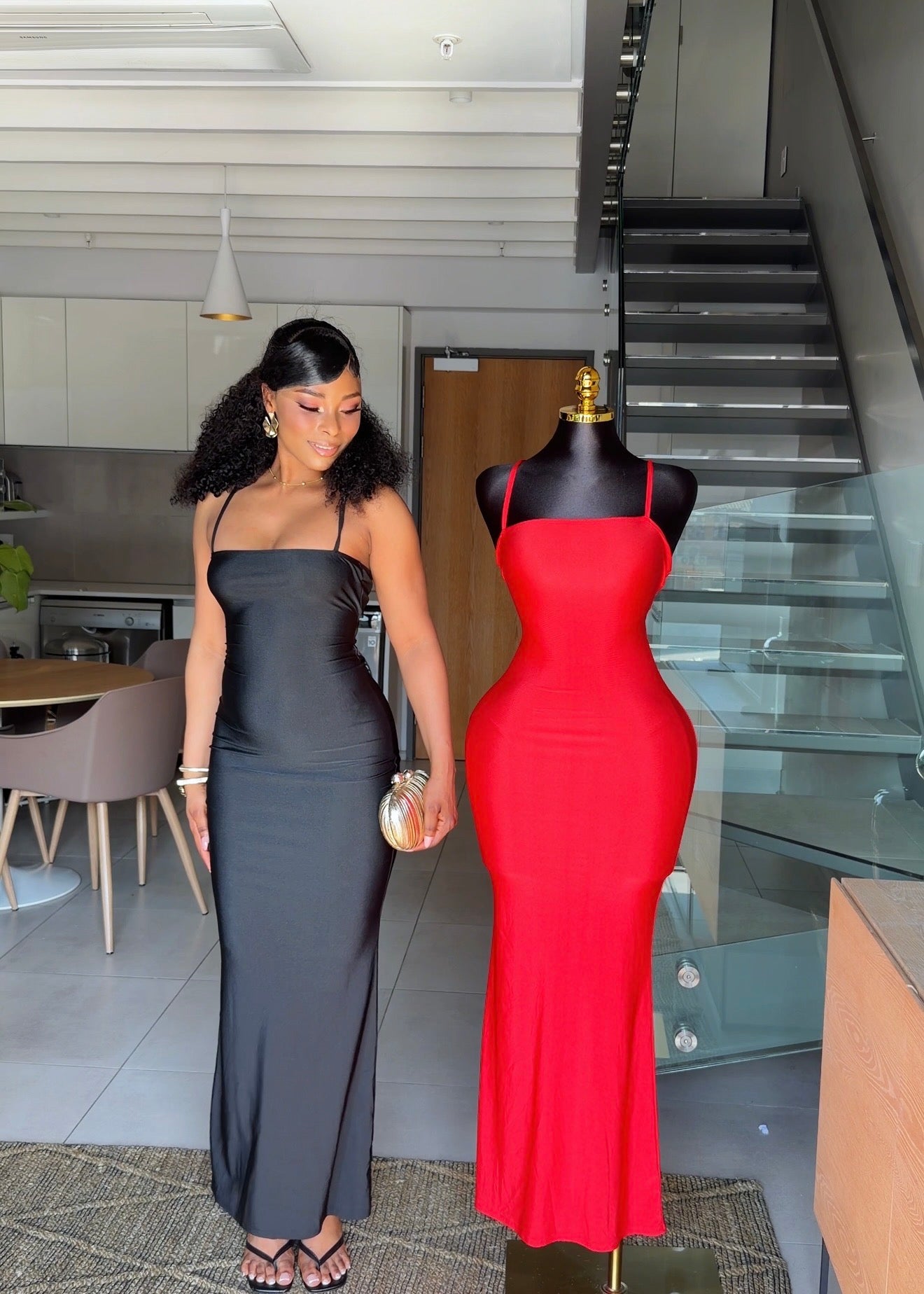 Nadia Open-Back Maxi Dress