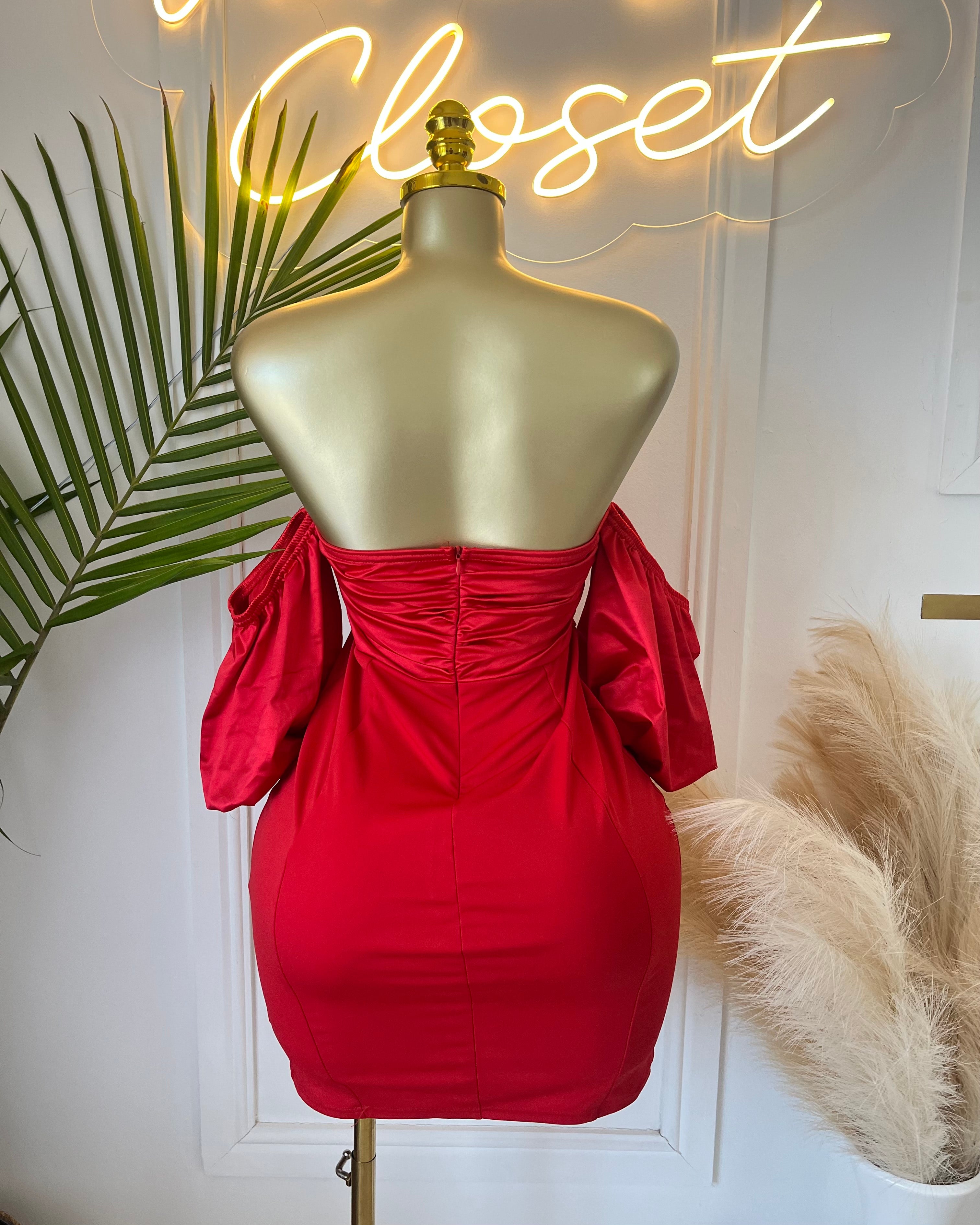 Lyza Lyza Off-Shoulder Mini Dress