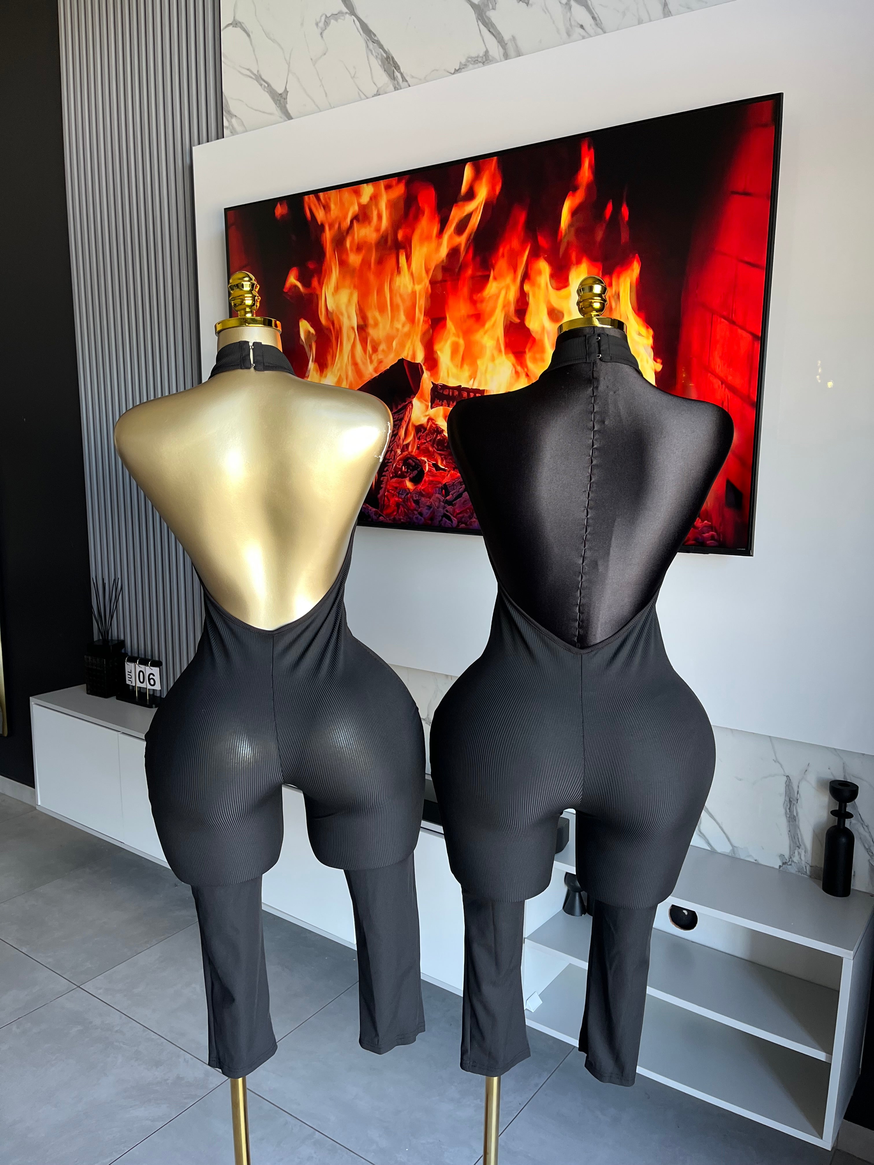 Noir Halter Jumpsuit