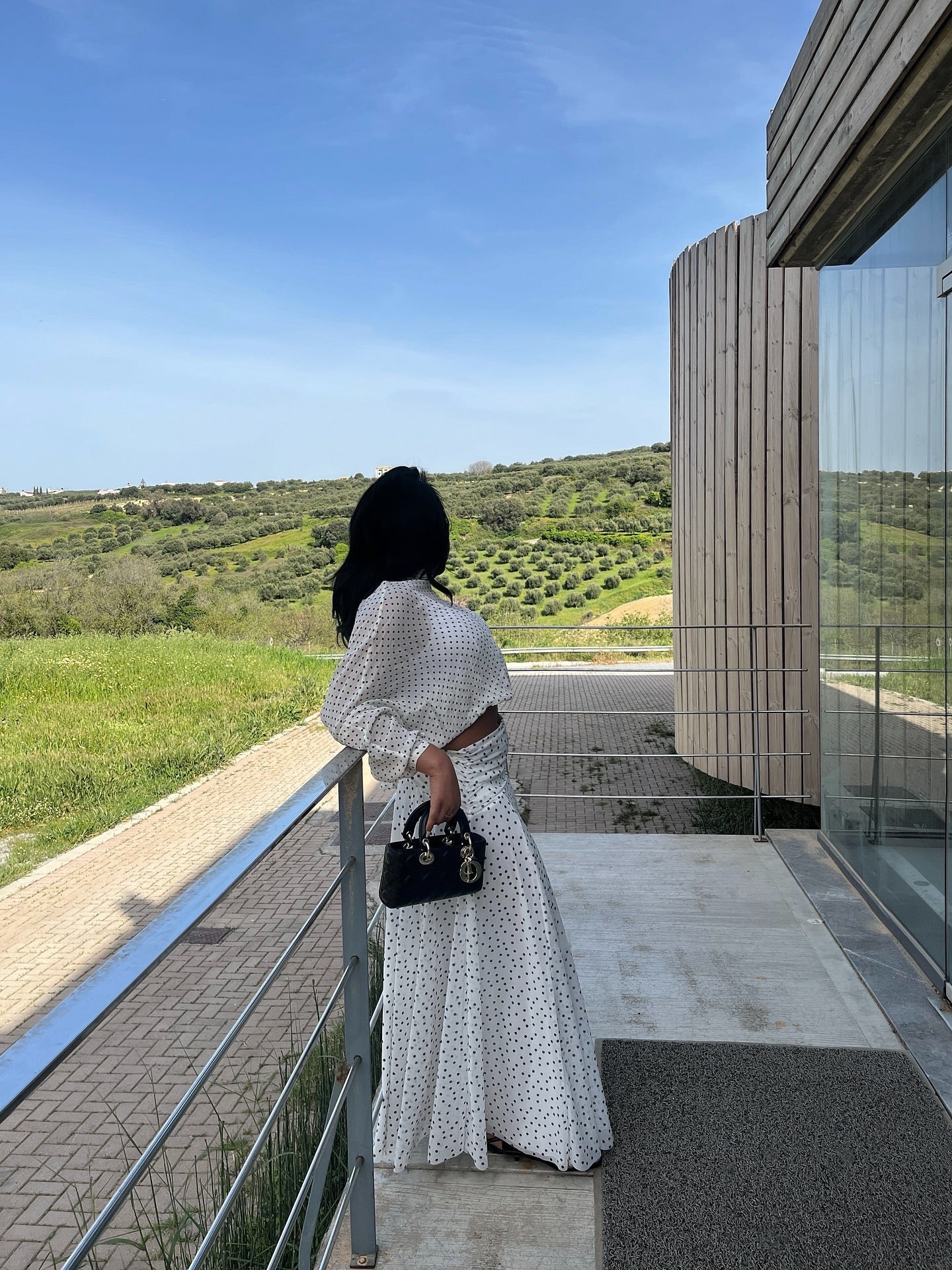 Sienna Polka Dot Maxi Dress