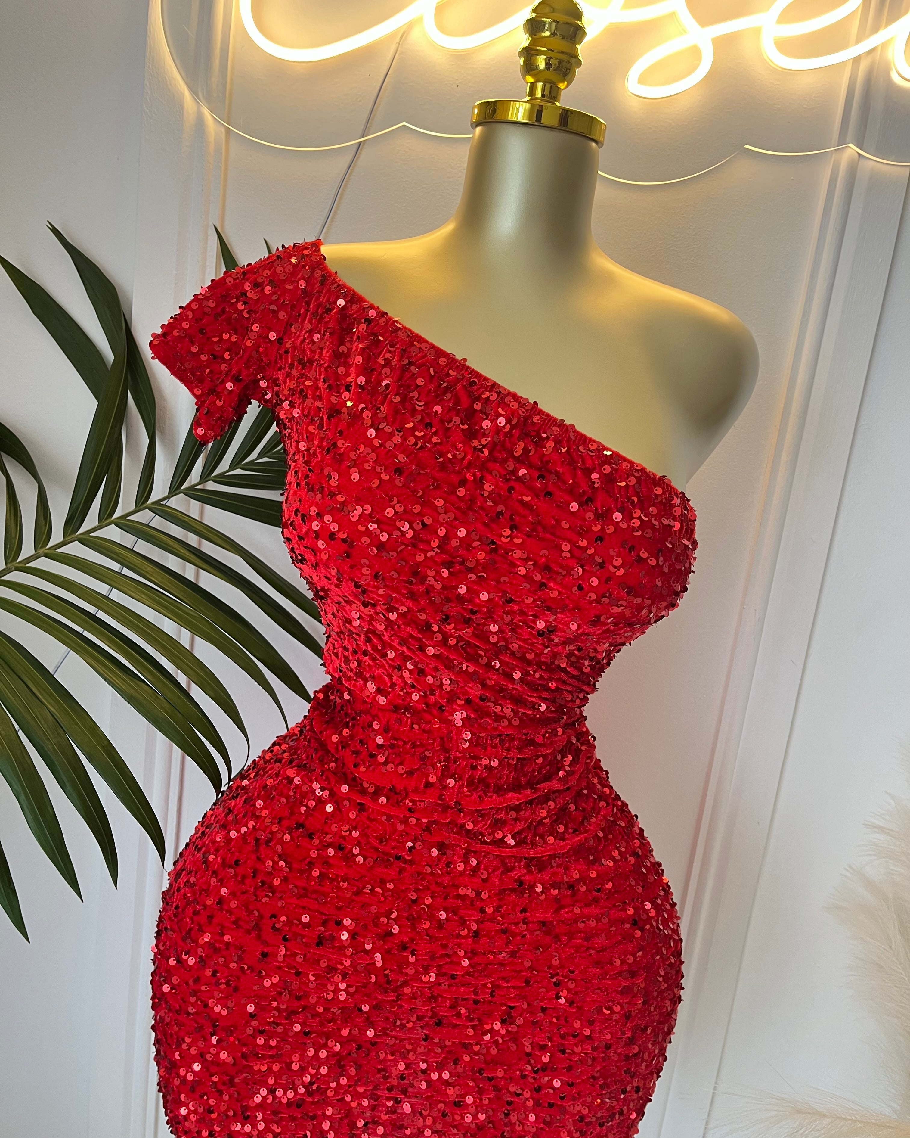 Paris Sequin Midi Dress