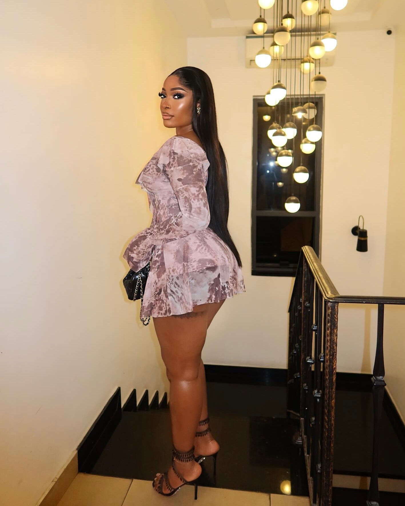 Claira Ruffle Mini Dress