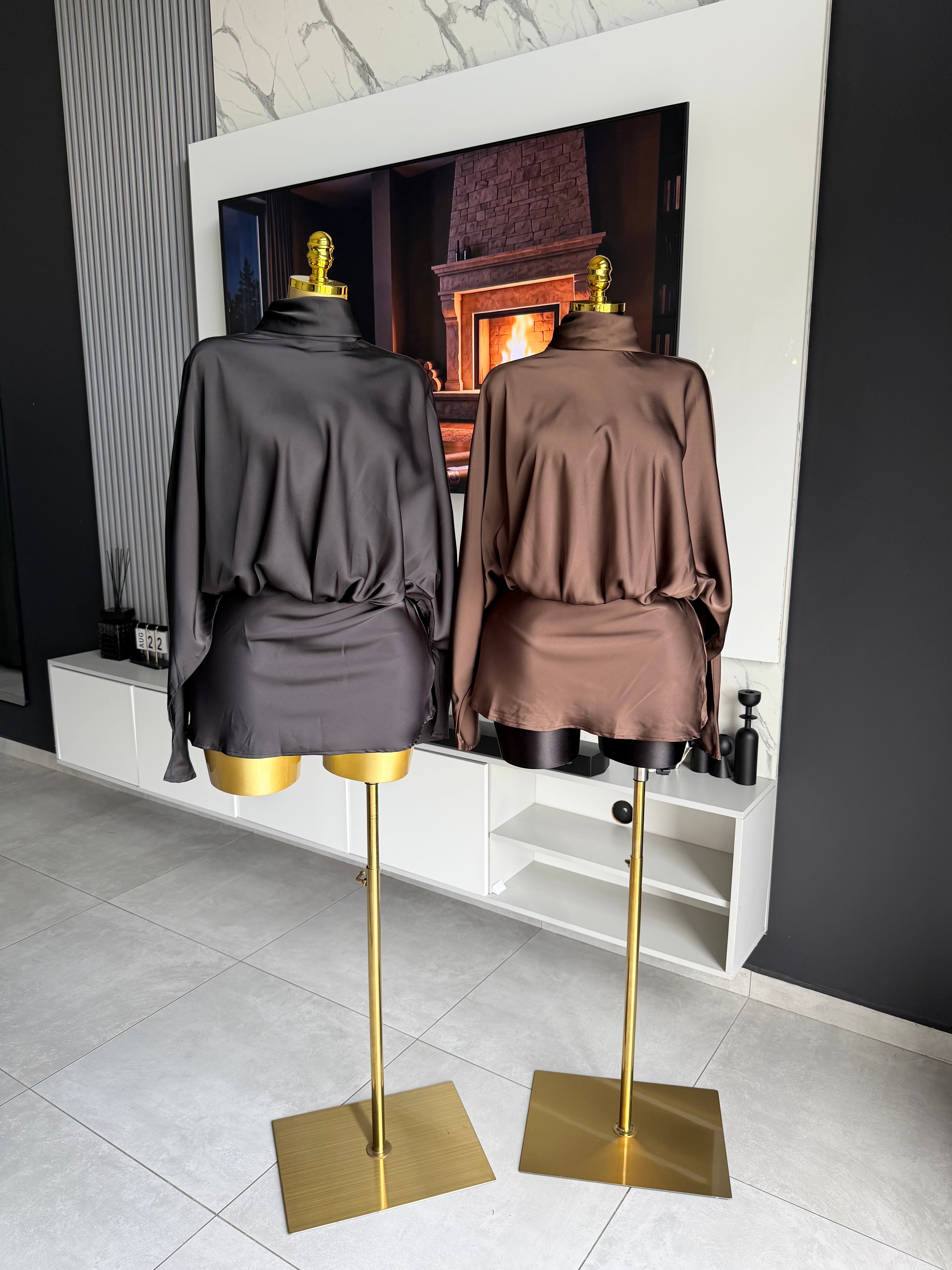 Aluna Satin Mini Dress