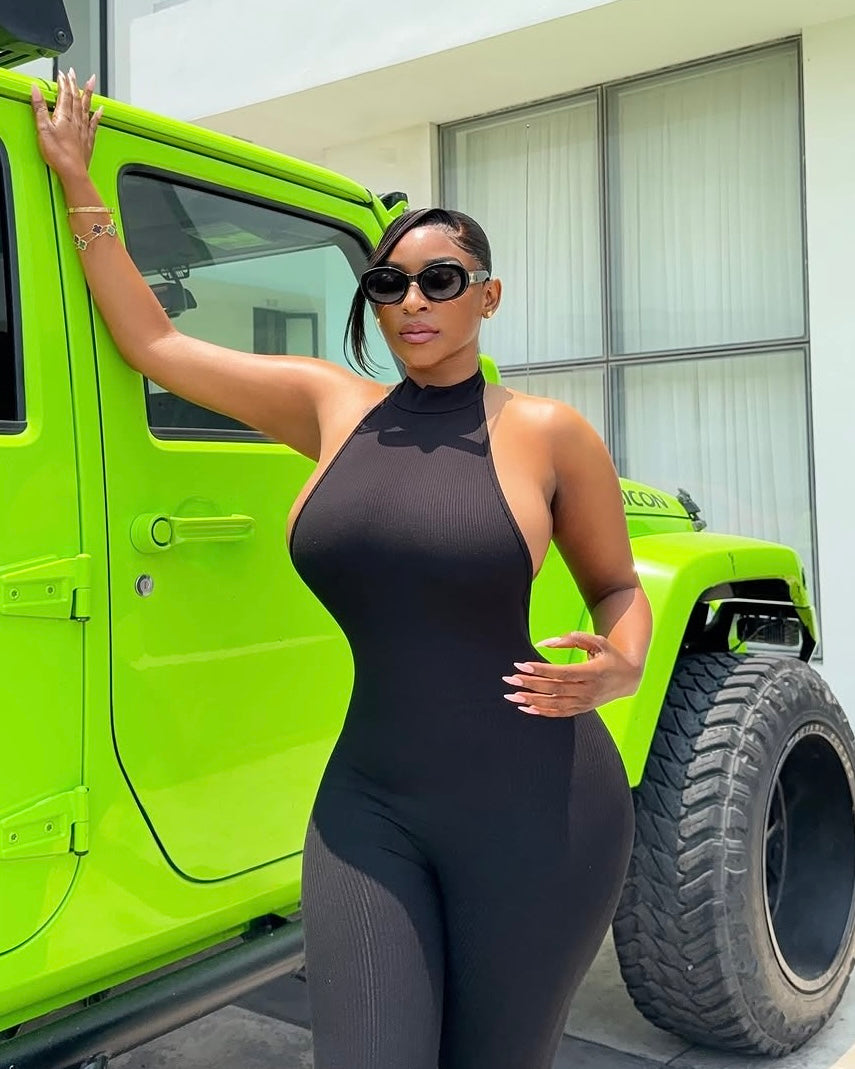 Noir Halter Jumpsuit